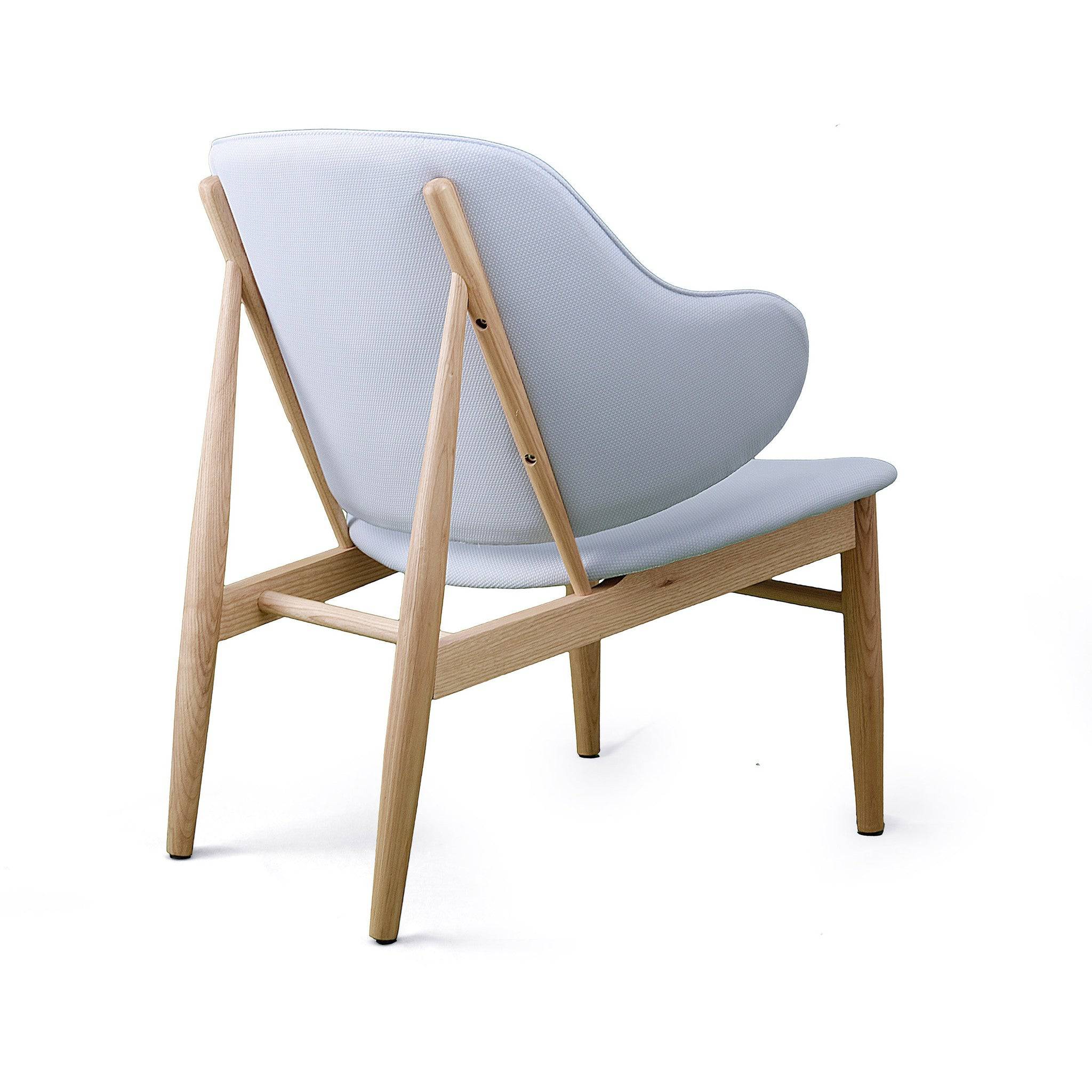 Lounge  Chair With Solid Ash Wood Base Bp8131-Pur -  Lounge Chairs | كرسي صالة مع قاعدة من خشب الرماد الصلب - ebarza Furniture UAE | Shop Modern Furniture in Abu Dhabi & Dubai - مفروشات ايبازرا في الامارات | تسوق اثاث عصري وديكورات مميزة في دبي وابوظبي