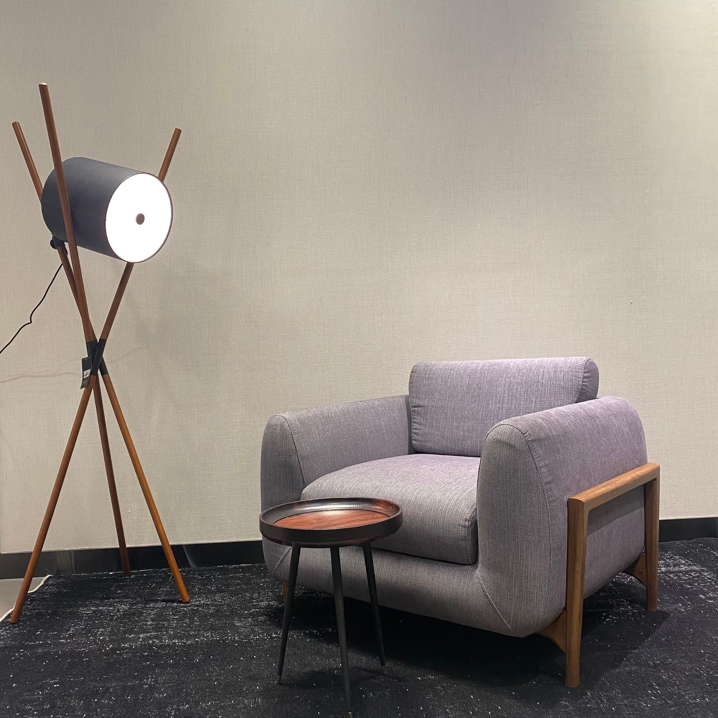 Lucca Kristal Lounge Chair Grey KRSTL-LUDARC-Grey -  Lounge Chairs - ebarza Furniture UAE | Shop Modern Furniture in Abu Dhabi & Dubai - مفروشات ايبازرا في الامارات | تسوق اثاث عصري وديكورات مميزة في دبي وابوظبي