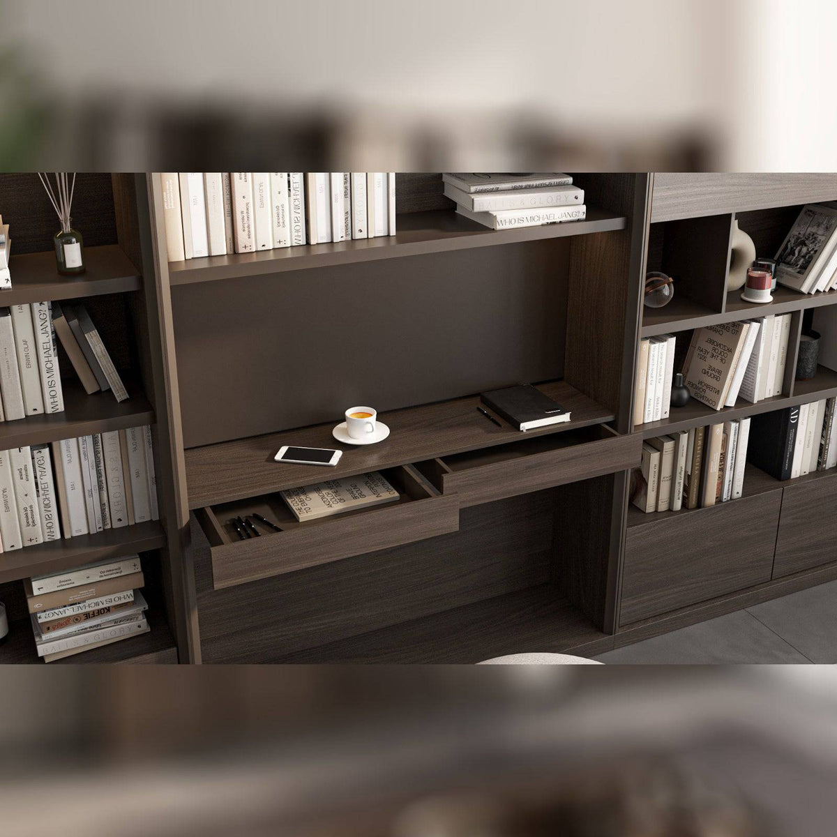 Luis Wall Unit Desk Module Luis-Desk