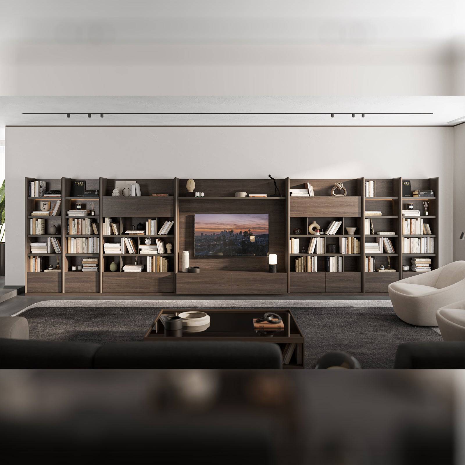 Luis Wall Unit Shelf Module Luis-60 -  Shelves | خزانة رفوف جدارية لويس - ebarza Furniture UAE | Shop Modern Furniture in Abu Dhabi & Dubai - مفروشات ايبازرا في الامارات | تسوق اثاث عصري وديكورات مميزة في دبي وابوظبي