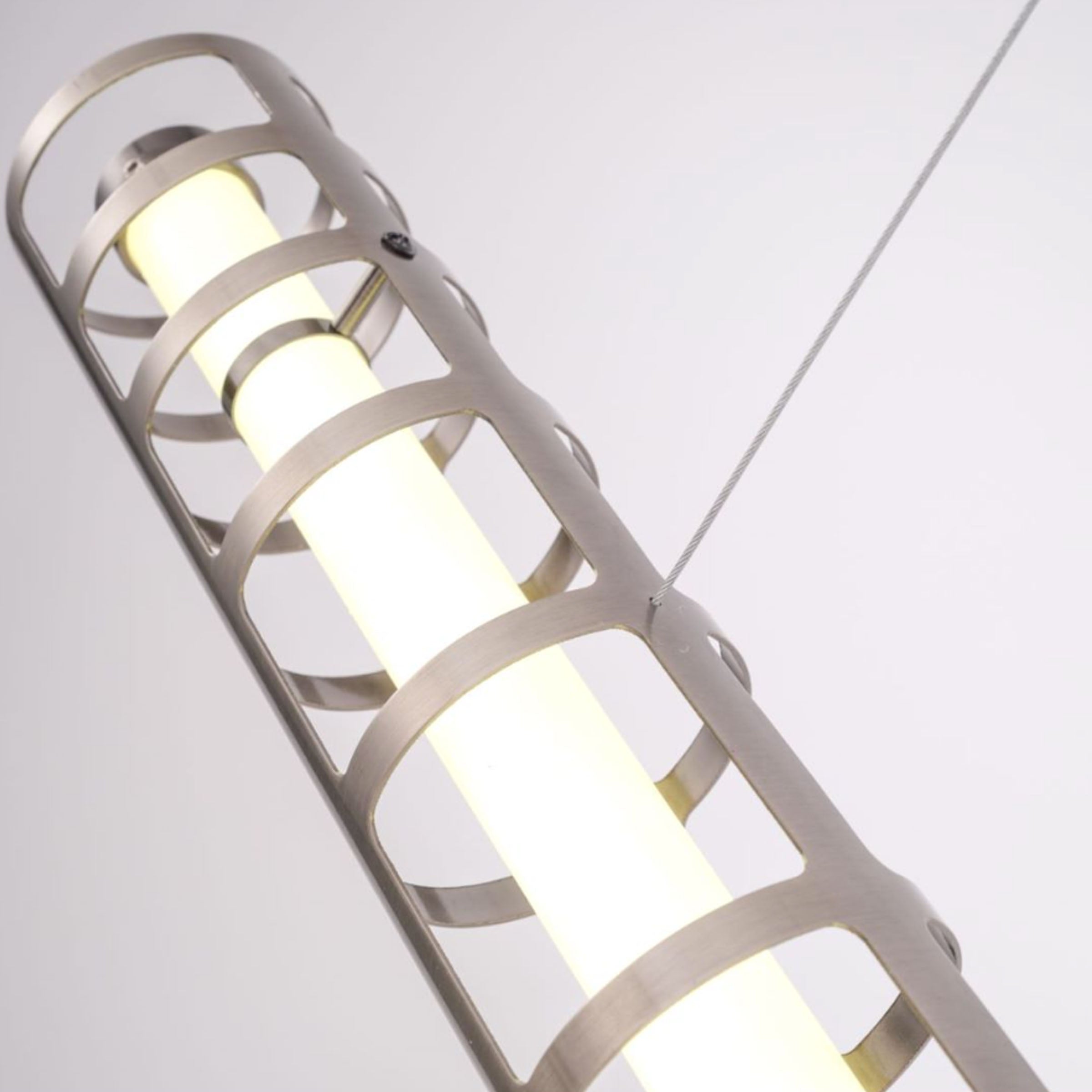 Black Luminous Thread Pendant Lamp by BEACON, showcasing a modern, glowing design suitable for contemporary interior lighting.