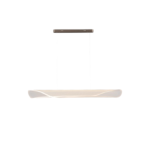 BEACON Lustrion Pendant Lamp MA05788PB-001 hanging with a modern design and sleek metallic finish.