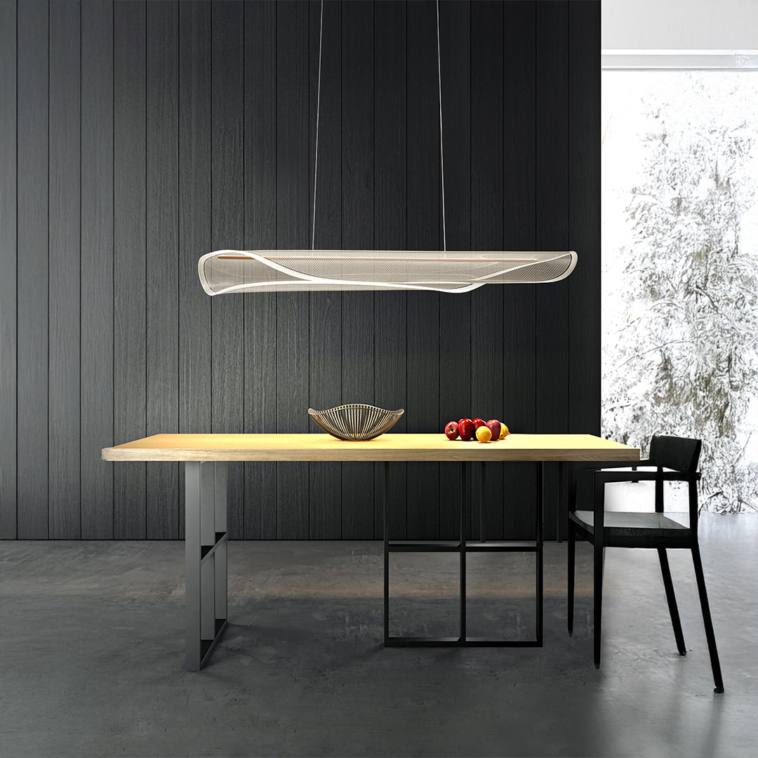 BEACON Lustrion Pendant Lamp MA05788PB-001 hanging with sleek design, modern pendant lighting for contemporary interiors