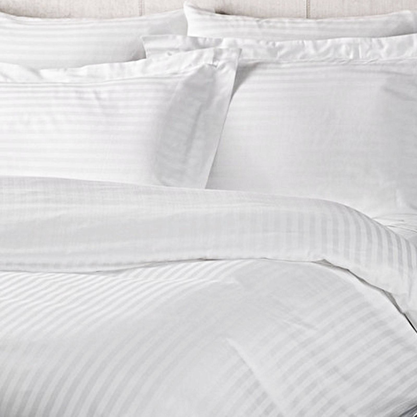 Lux Hotel King Bed Linen Set  Lux-King -  Bedding | طقم بياضات سرير بحجم كينغ لوكس - ebarza Furniture UAE | Shop Modern Furniture in Abu Dhabi & Dubai - مفروشات ايبازرا في الامارات | تسوق اثاث عصري وديكورات مميزة في دبي وابوظبي