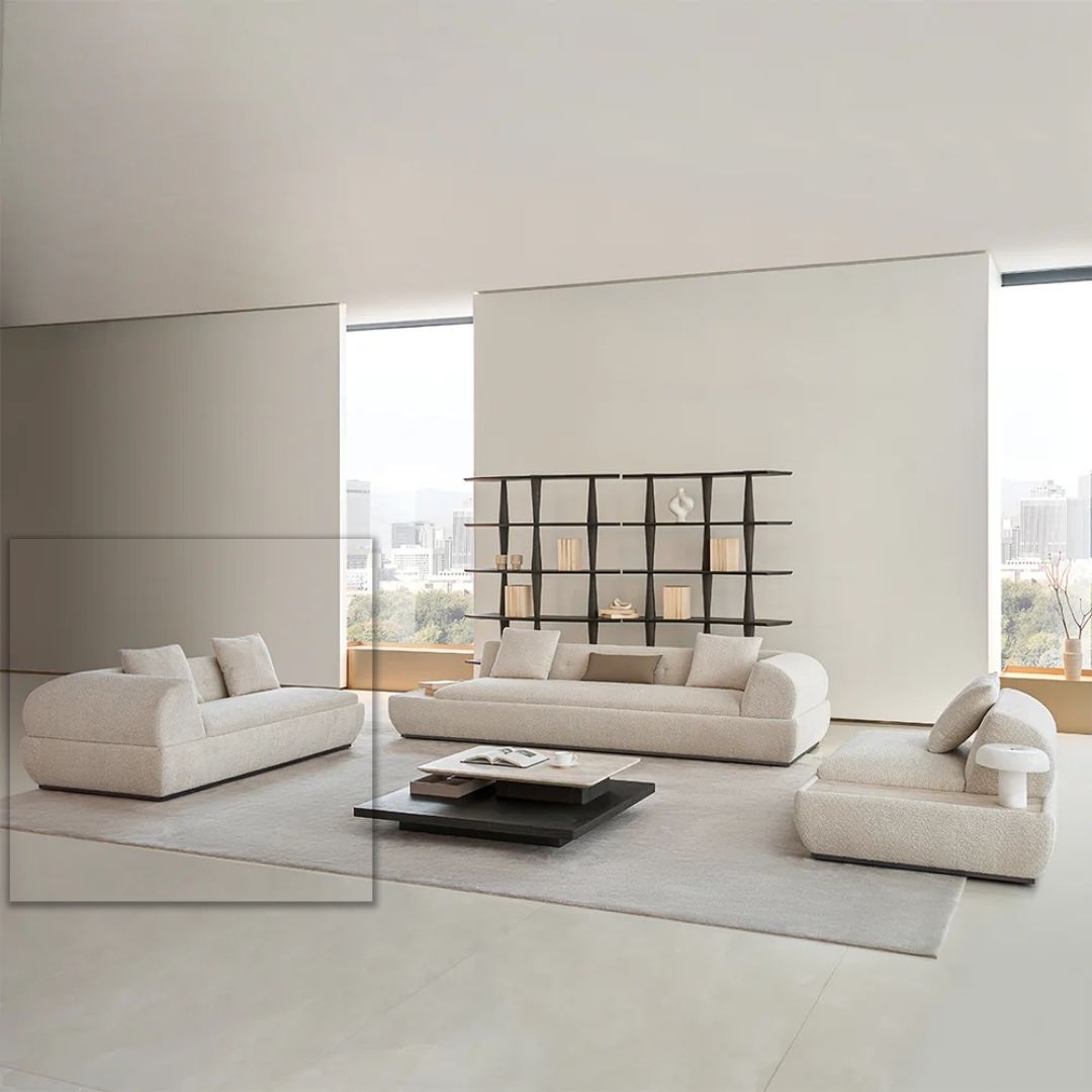 BEACON Lylia 2-Seater Sofa Module with Left Arm in stylish upholstery, designed for modern living rooms.