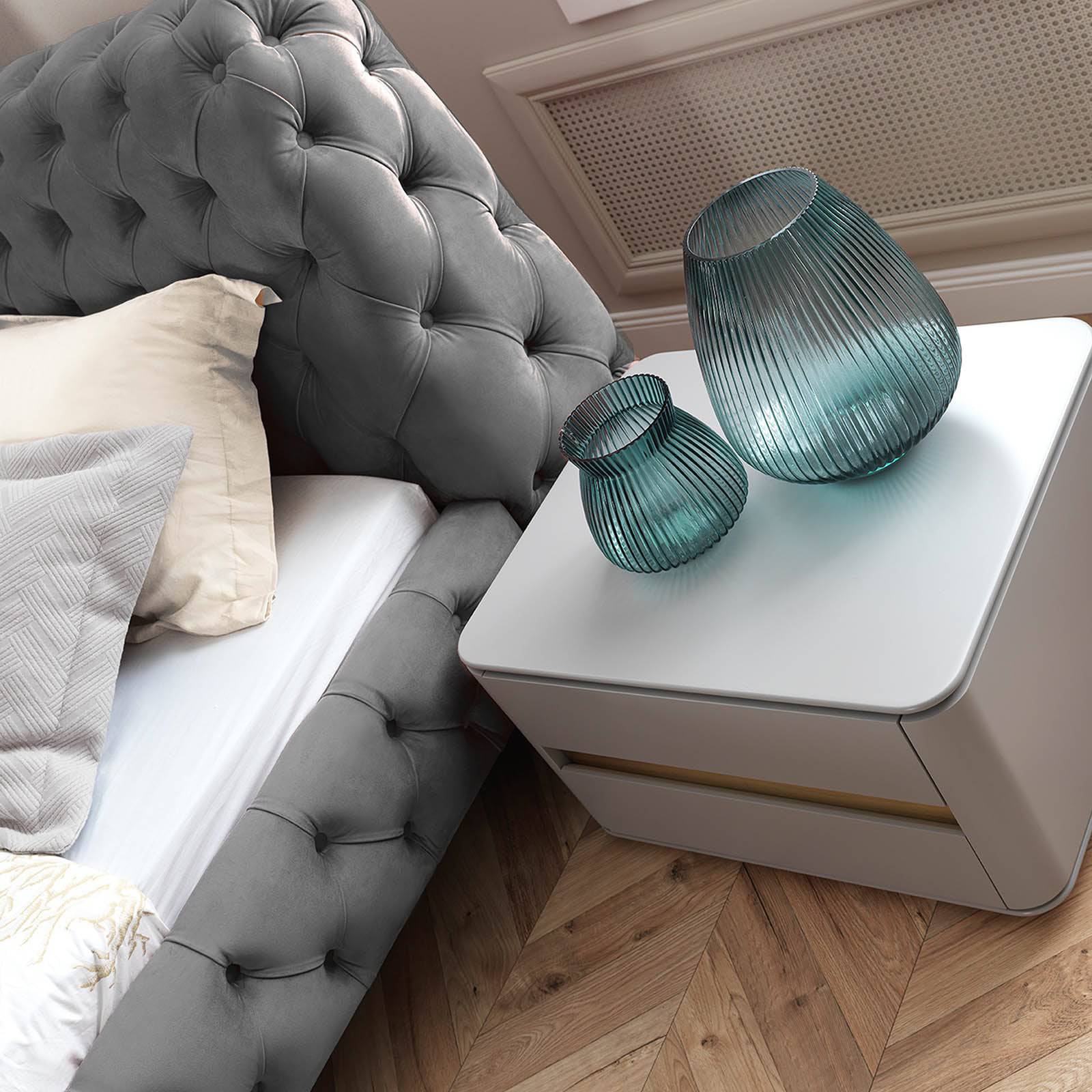Malena Dresser And Mirror Malena001 -  Dressers and Mirrors - ebarza Furniture UAE | Shop Modern Furniture in Abu Dhabi & Dubai - مفروشات ايبازرا في الامارات | تسوق اثاث عصري وديكورات مميزة في دبي وابوظبي