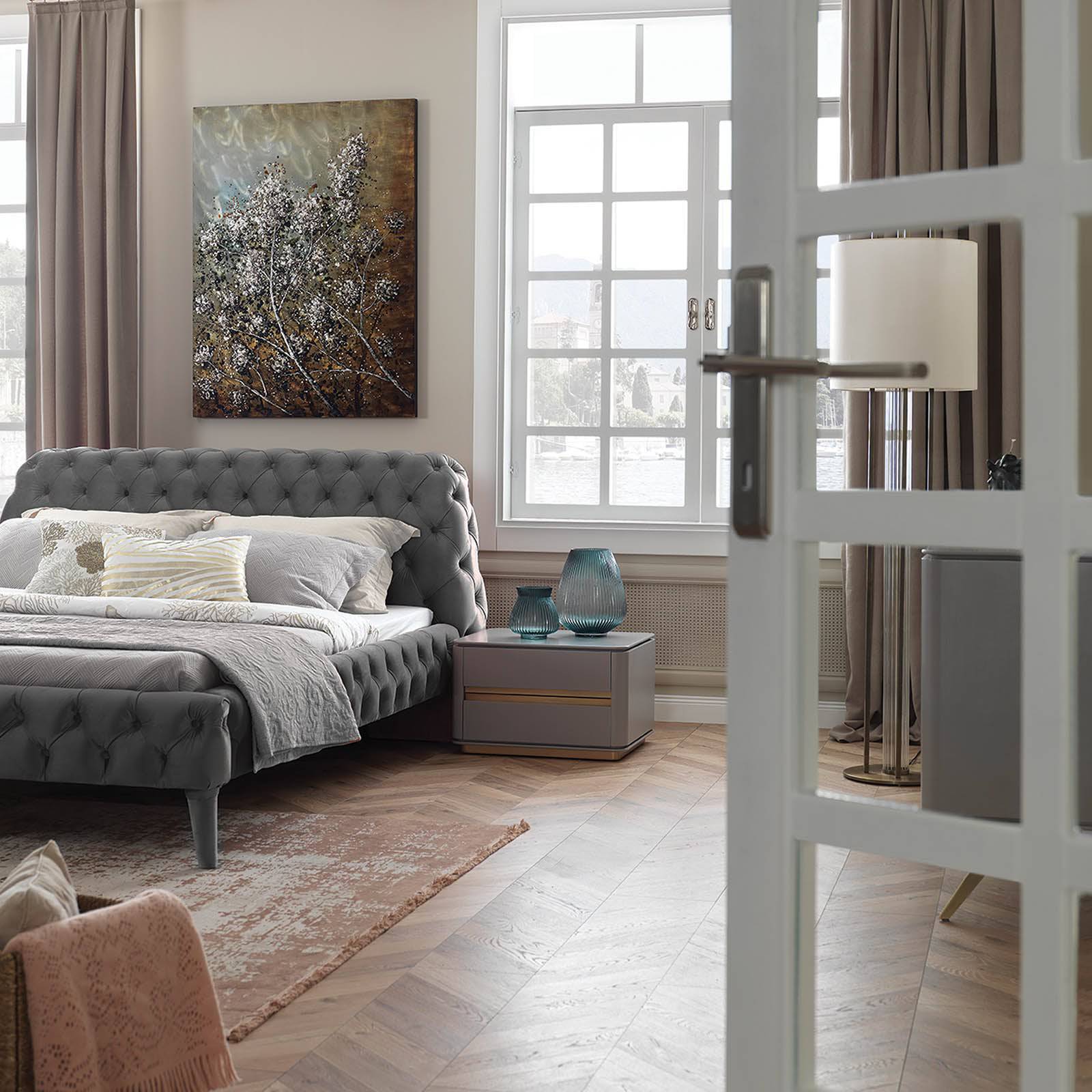 Malena Dresser And Mirror Malena001 -  Dressers and Mirrors - ebarza Furniture UAE | Shop Modern Furniture in Abu Dhabi & Dubai - مفروشات ايبازرا في الامارات | تسوق اثاث عصري وديكورات مميزة في دبي وابوظبي
