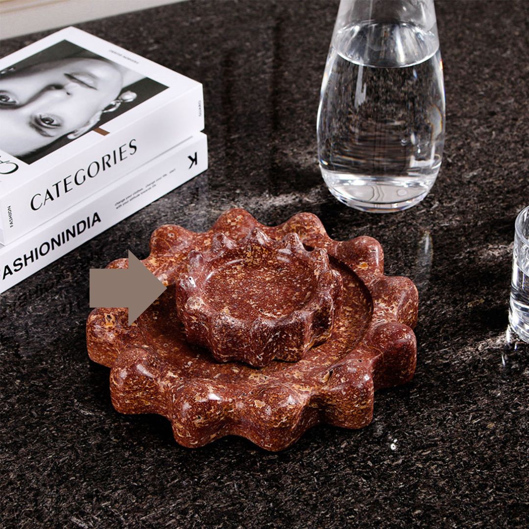 Marble Astray-S home decor figurine by BEACON, featuring a sleek marble design with intricate detailing.