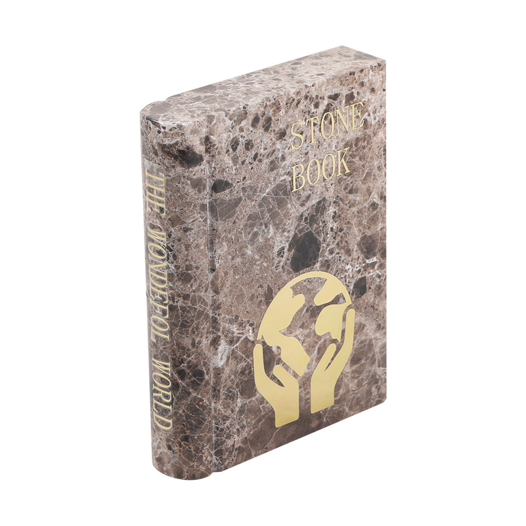 Marble Book Sculpture - KA4102D -  Home Decor Figurines - ebarza Furniture UAE | Shop Modern Furniture in Abu Dhabi & Dubai - مفروشات ايبازرا في الامارات | تسوق اثاث عصري وديكورات مميزة في دبي وابوظبي
