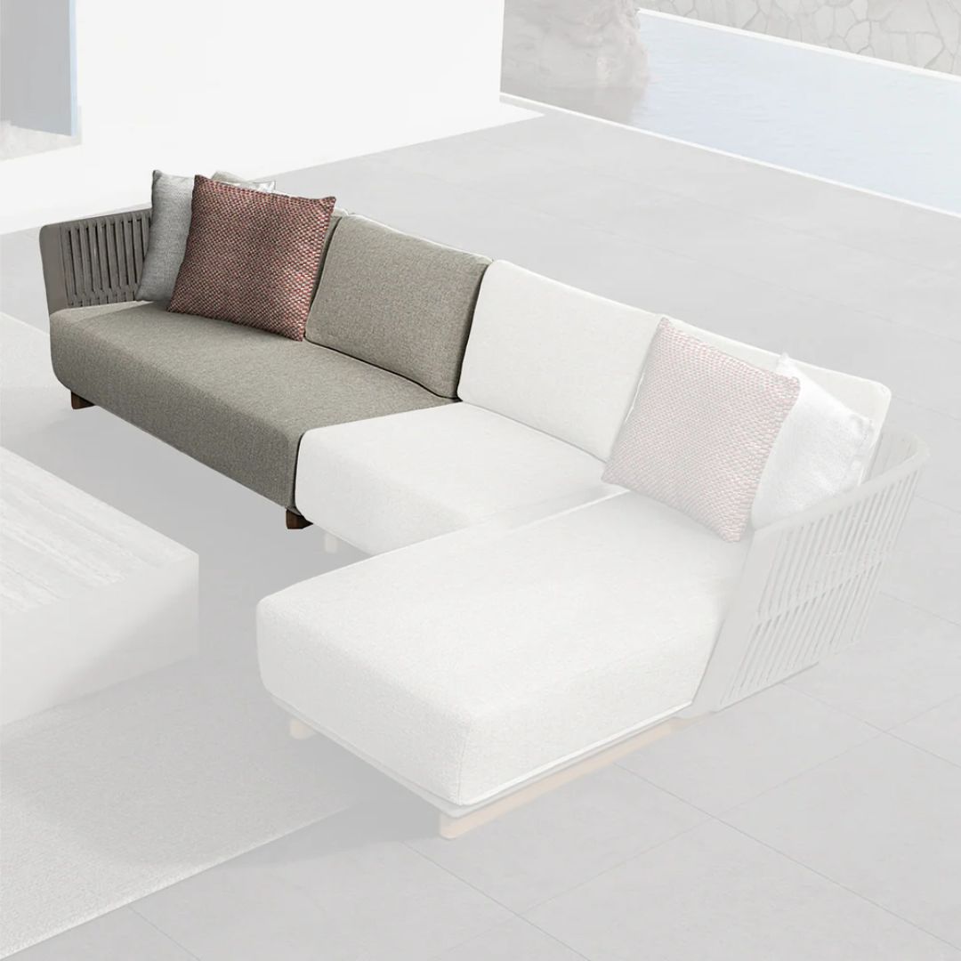 Marrakech Outdoor 2-Seater Left Arm Unit - AC5879A86RAT/AC5879A86ROP -  Sofas - ebarza Furniture UAE | Shop Modern Furniture in Abu Dhabi & Dubai - مفروشات ايبازرا في الامارات | تسوق اثاث عصري وديكورات مميزة في دبي وابوظبي