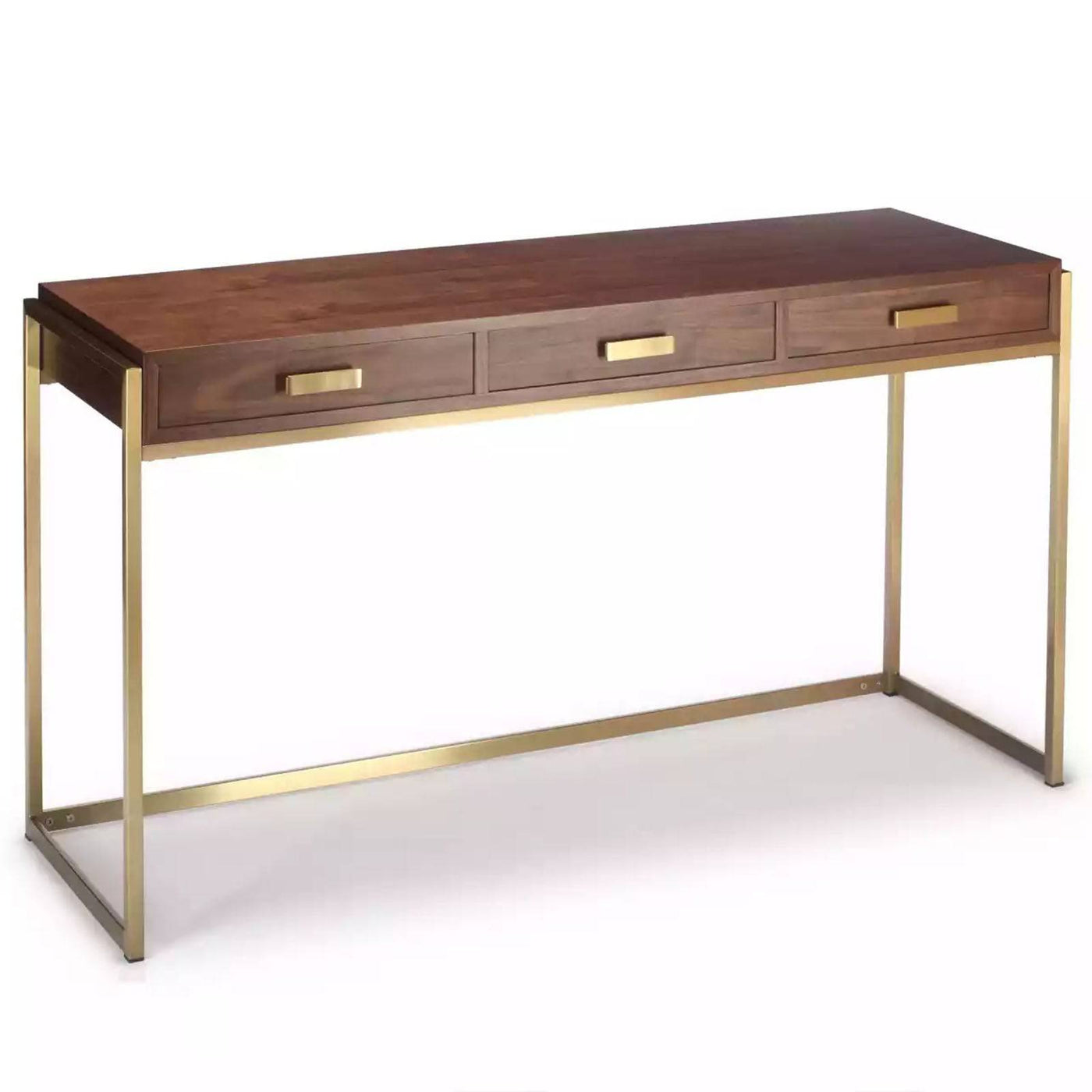 Master walnut and golden based Console\Desk 140 cm BSZ17421C