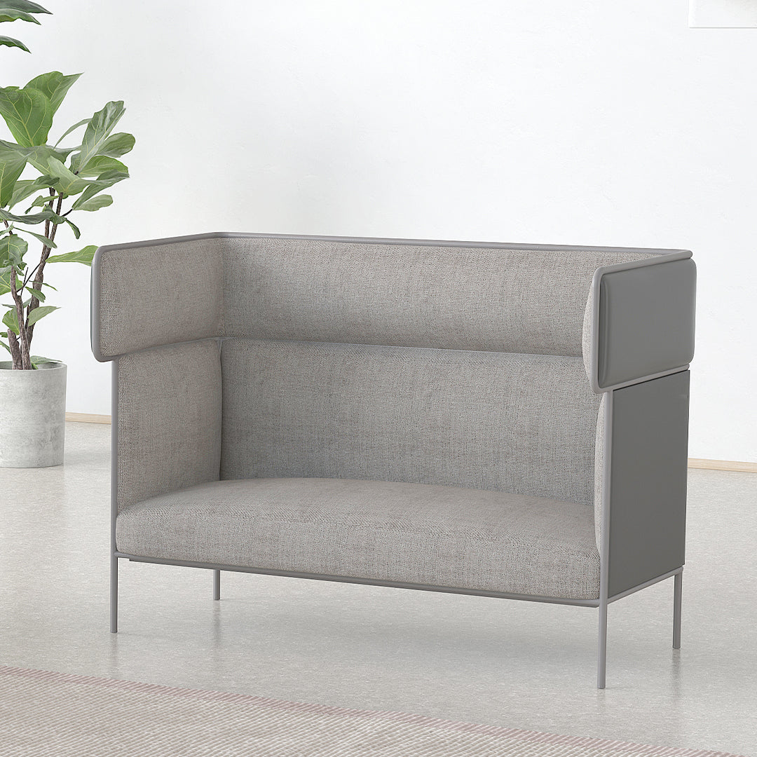 MAX 2-Seater-High Back Sofa -  Sofas - ebarza Furniture UAE | Shop Modern Furniture in Abu Dhabi & Dubai - مفروشات ايبازرا في الامارات | تسوق اثاث عصري وديكورات مميزة في دبي وابوظبي