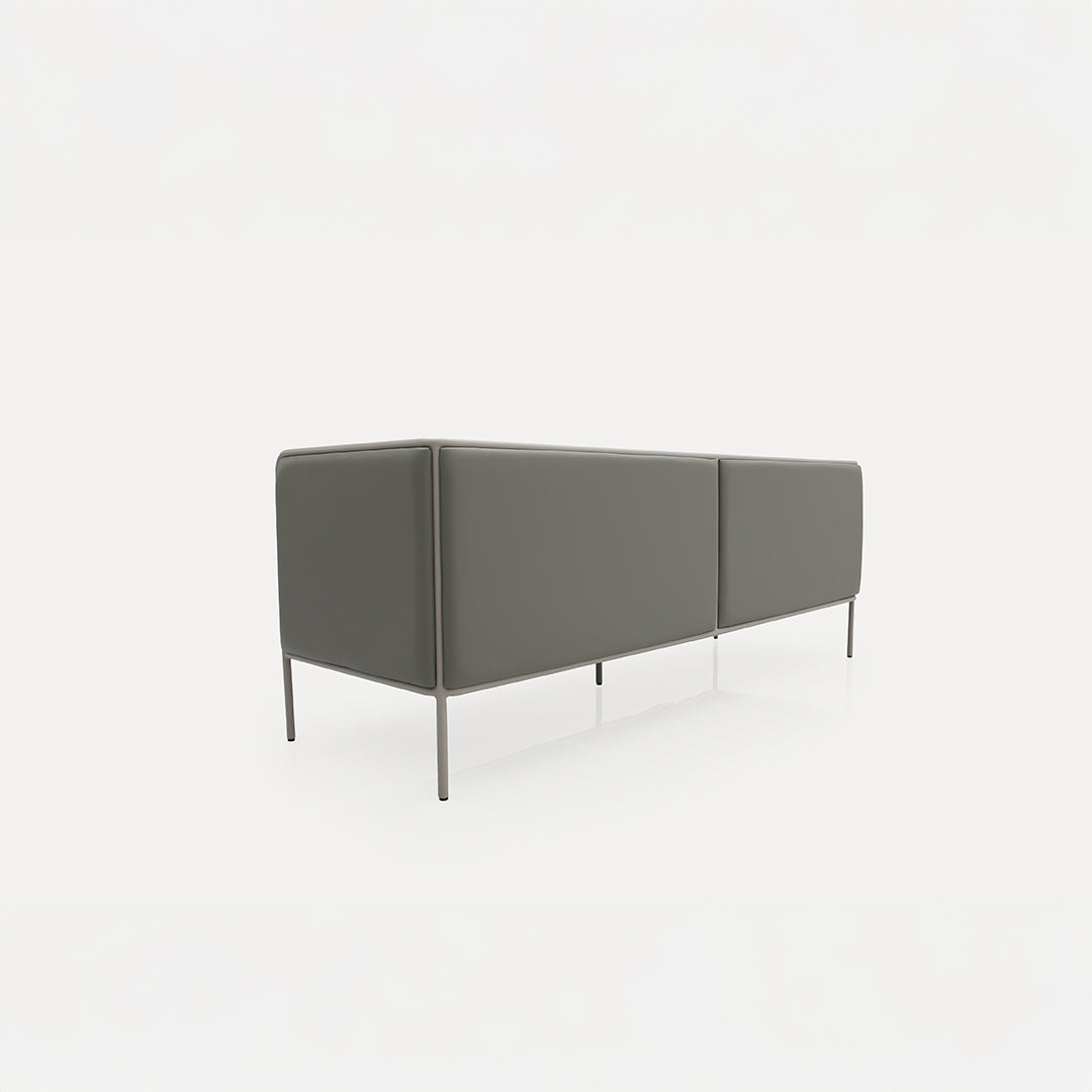 BEACON 3-seater low back sofa with sleek design, featuring plush cushions and modern style for living room comfort.