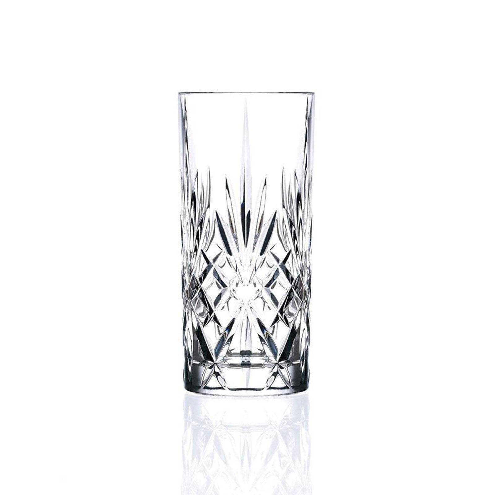 Melodia Crystal Soft Drink Glass 153.01.05.4353 -  Drinkware | زجاج مشروب غازي كريستال من ميلوديا - ebarza Furniture UAE | Shop Modern Furniture in Abu Dhabi & Dubai - مفروشات ايبازرا في الامارات | تسوق اثاث عصري وديكورات مميزة في دبي وابوظبي