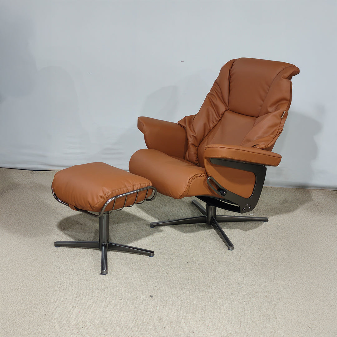 Meridian Lounge Chair with Ottoman F-2286C -  Lounge Chairs - ebarza Furniture UAE | Shop Modern Furniture in Abu Dhabi & Dubai - مفروشات ايبازرا في الامارات | تسوق اثاث عصري وديكورات مميزة في دبي وابوظبي