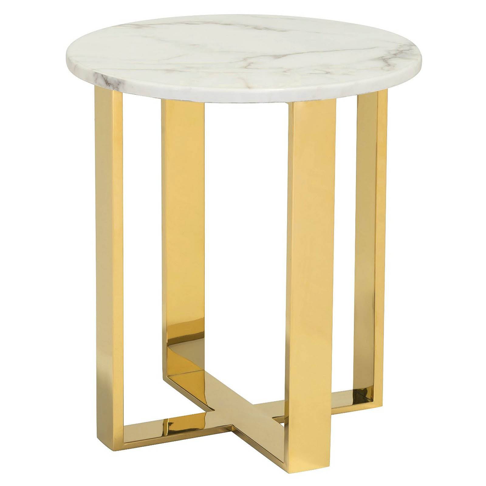 Messina Side Table  Tg-35 -  Side Tables | طاولة جانبية ميسينا - ebarza Furniture UAE | Shop Modern Furniture in Abu Dhabi & Dubai - مفروشات ايبازرا في الامارات | تسوق اثاث عصري وديكورات مميزة في دبي وابوظبي