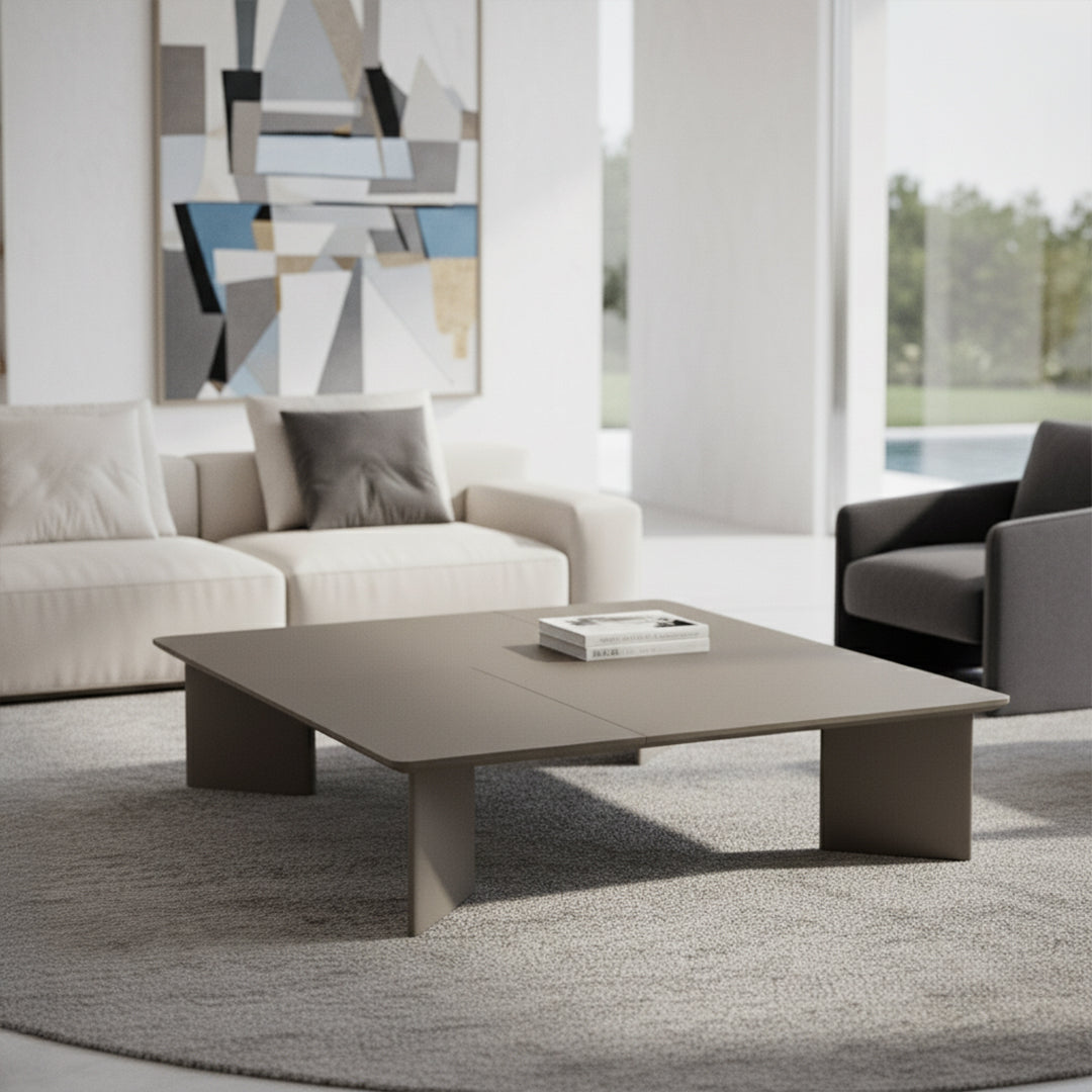 Microfiber Hard Leather Coffee Table CT-251-A | ebarza
