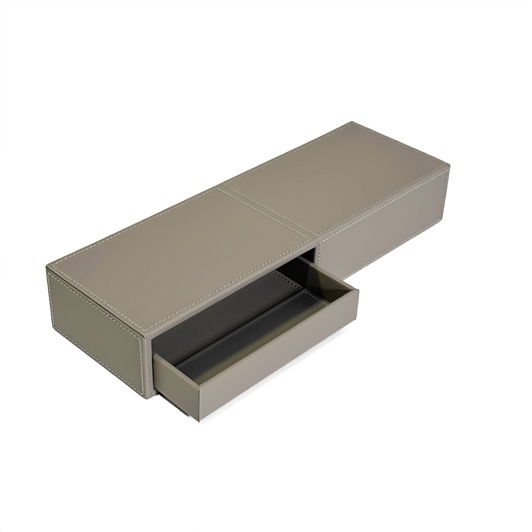 Microfiber Hard Leather Storage Box 259-DR -  Decorative Boxes - ebarza Furniture UAE | Shop Modern Furniture in Abu Dhabi & Dubai - مفروشات ايبازرا في الامارات | تسوق اثاث عصري وديكورات مميزة في دبي وابوظبي
