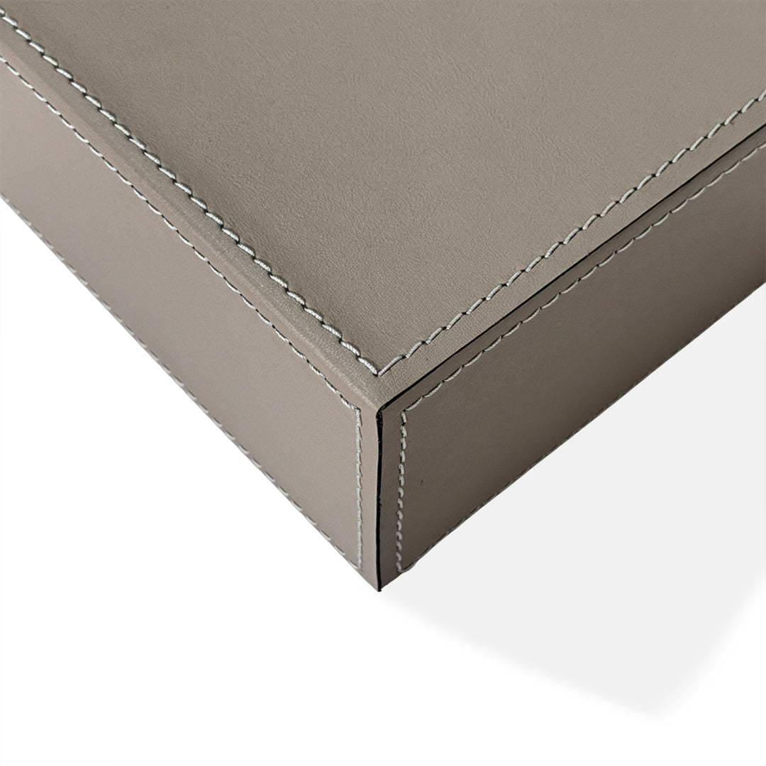 Microfiber Hard Leather Storage Box 259-DR -  Decorative Boxes - ebarza Furniture UAE | Shop Modern Furniture in Abu Dhabi & Dubai - مفروشات ايبازرا في الامارات | تسوق اثاث عصري وديكورات مميزة في دبي وابوظبي