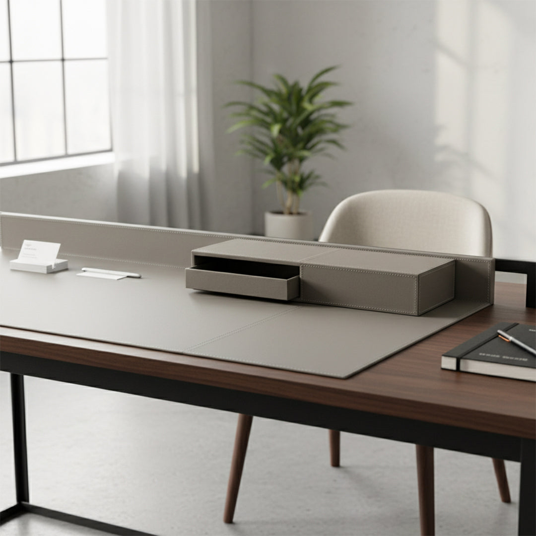 Microfiber Hard Leather Storage Box 259-DR -  Decorative Boxes - ebarza Furniture UAE | Shop Modern Furniture in Abu Dhabi & Dubai - مفروشات ايبازرا في الامارات | تسوق اثاث عصري وديكورات مميزة في دبي وابوظبي