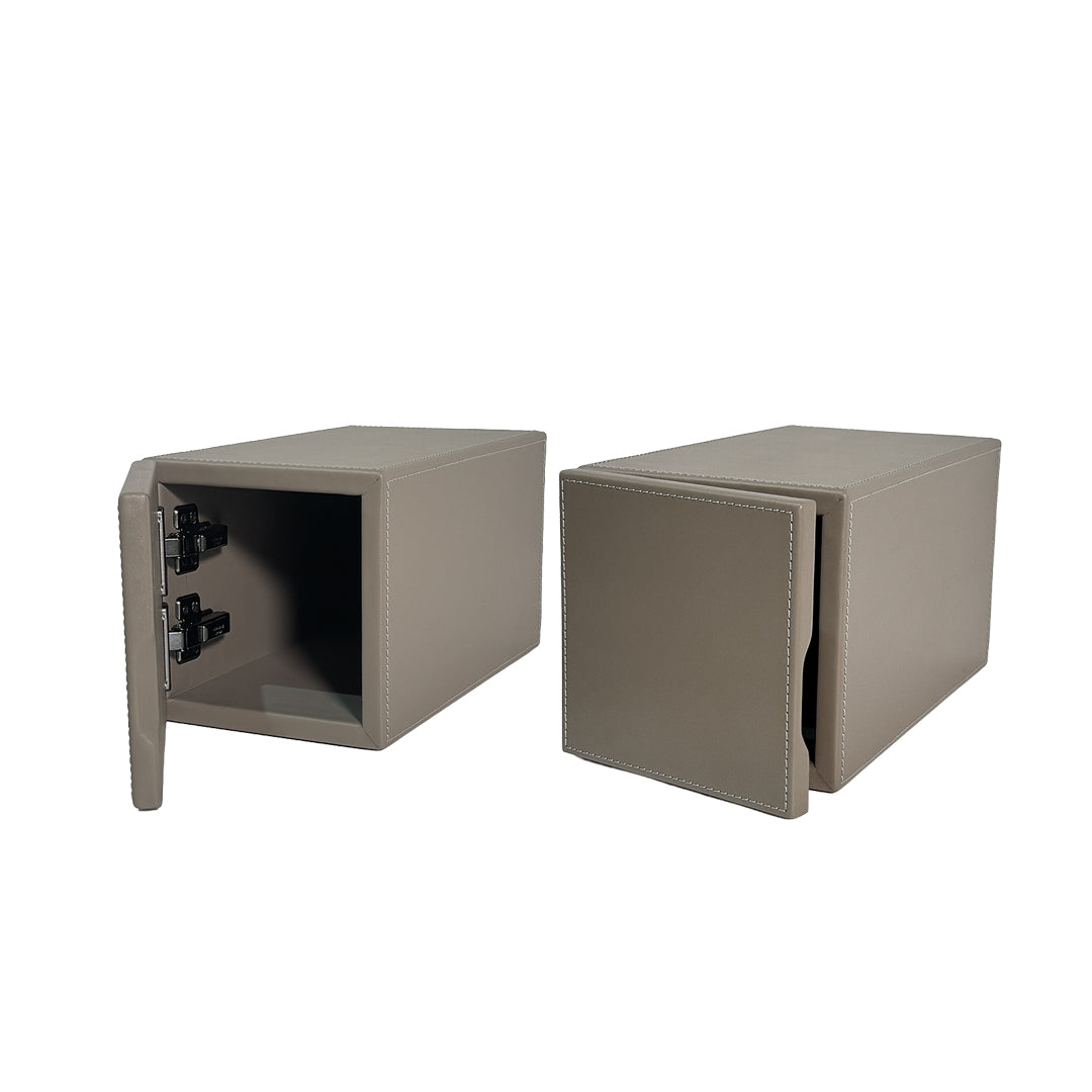 Microfiber Hard Leather Storage Box DR-251-Q -  Decorative Boxes - ebarza Furniture UAE | Shop Modern Furniture in Abu Dhabi & Dubai - مفروشات ايبازرا في الامارات | تسوق اثاث عصري وديكورات مميزة في دبي وابوظبي