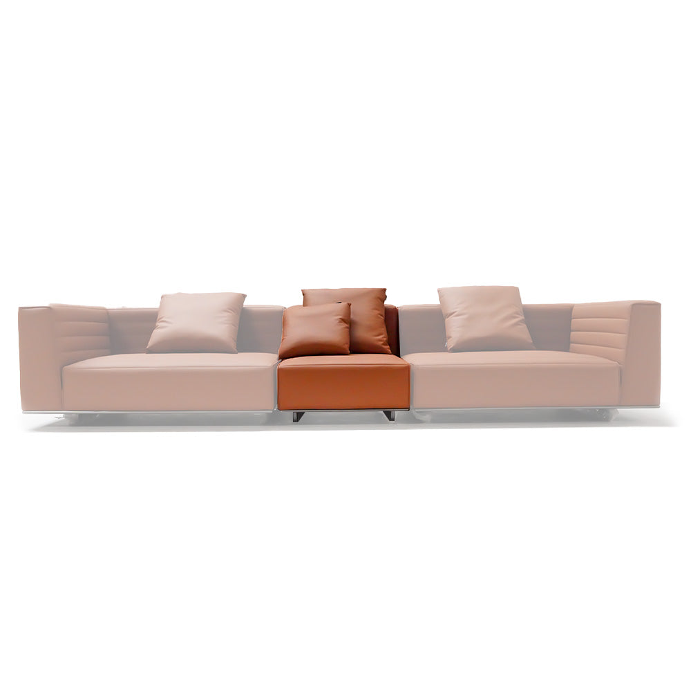 Microfiber leather inner sofa by BEACON, model ISF-2127/2, showcasing plush seating and sleek design in a modern living room setting.