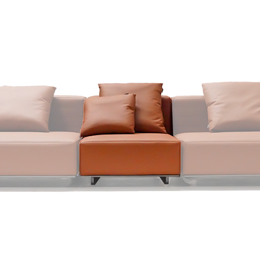 Microfiber leather inner sofa from BEACON SYTDG, model ISF-2127/2, showcasing a comfortable, modern sofa design.