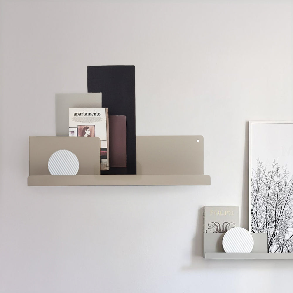 Mid Century Classic Wall Shelf Ch-038-Light Brown -  Shelves - ebarza Furniture UAE | Shop Modern Furniture in Abu Dhabi & Dubai - مفروشات ايبازرا في الامارات | تسوق اثاث عصري وديكورات مميزة في دبي وابوظبي