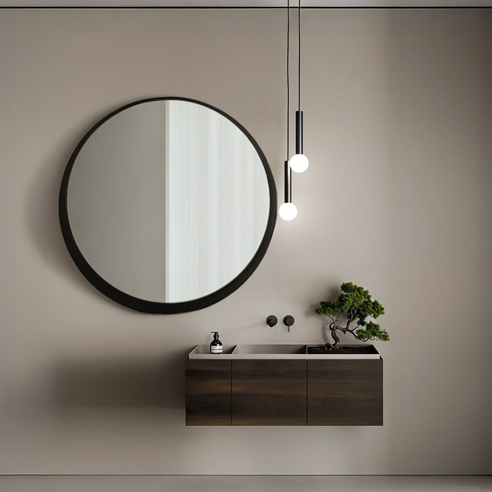 Mid Century French Style Mirror - OA-5874M - BL -  Mirrors - ebarza Furniture UAE | Shop Modern Furniture in Abu Dhabi & Dubai - مفروشات ايبازرا في الامارات | تسوق اثاث عصري وديكورات مميزة في دبي وابوظبي