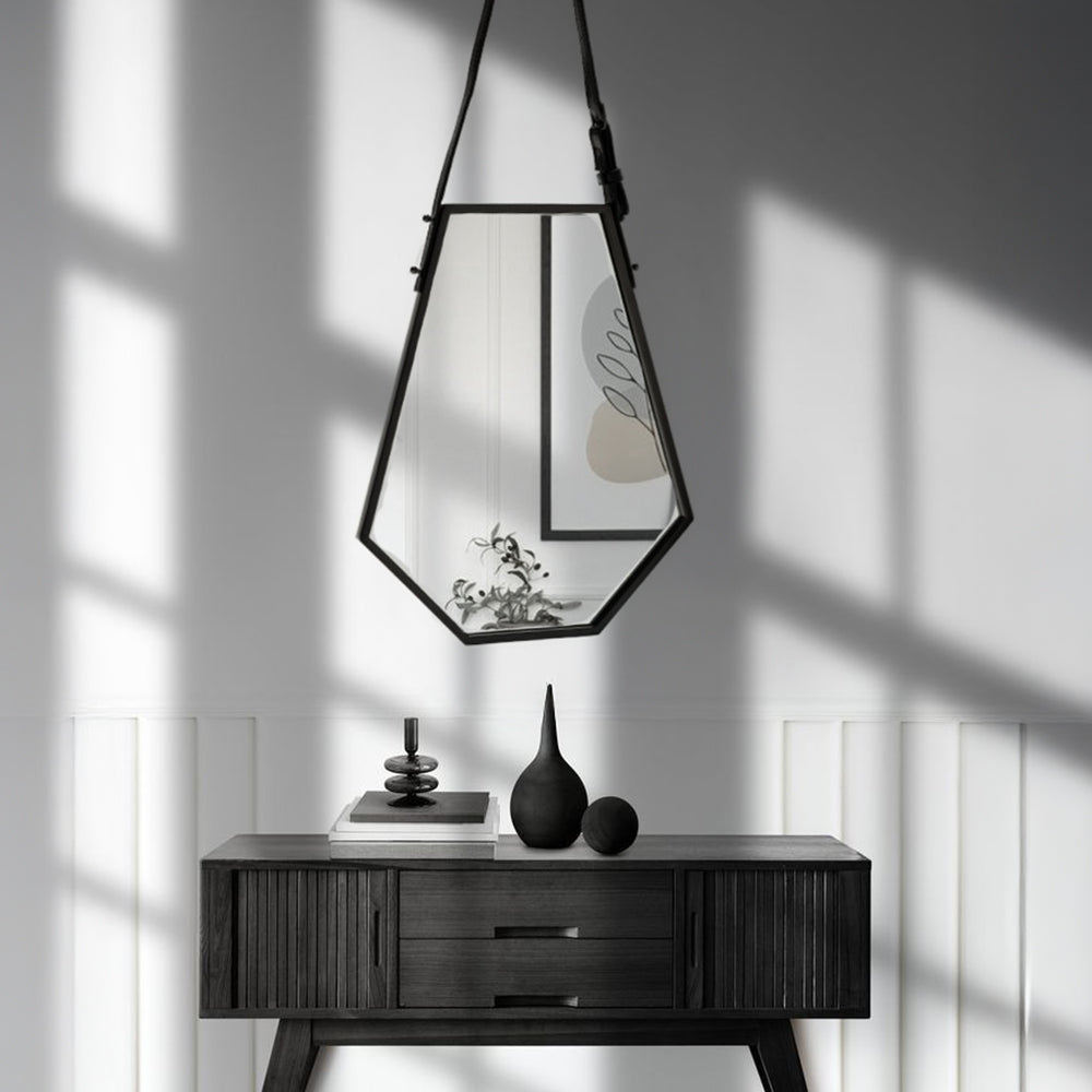 Mid Century French Style Mirror Oa-6042 - BB -  Mirrors - ebarza Furniture UAE | Shop Modern Furniture in Abu Dhabi & Dubai - مفروشات ايبازرا في الامارات | تسوق اثاث عصري وديكورات مميزة في دبي وابوظبي