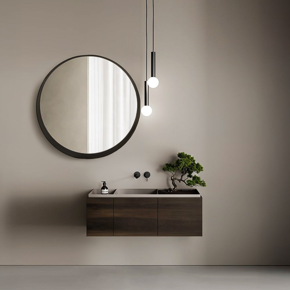 Mid Century French Style Mirror -  OA-6276- BL -  Mirrors - ebarza Furniture UAE | Shop Modern Furniture in Abu Dhabi & Dubai - مفروشات ايبازرا في الامارات | تسوق اثاث عصري وديكورات مميزة في دبي وابوظبي