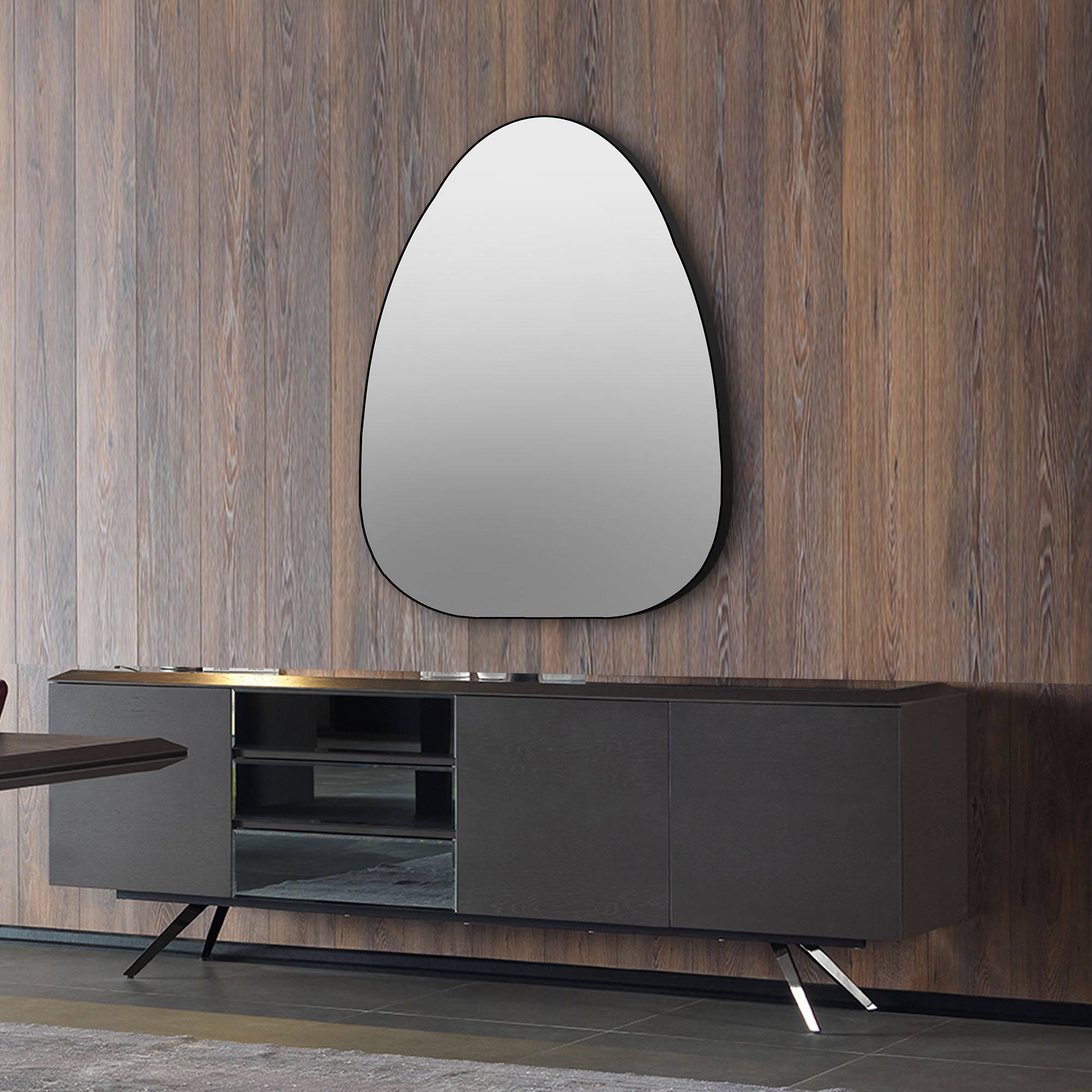 Buy Mid Century Mirror Oa6265M ebarza Modern Furniture in Abu Dhabi