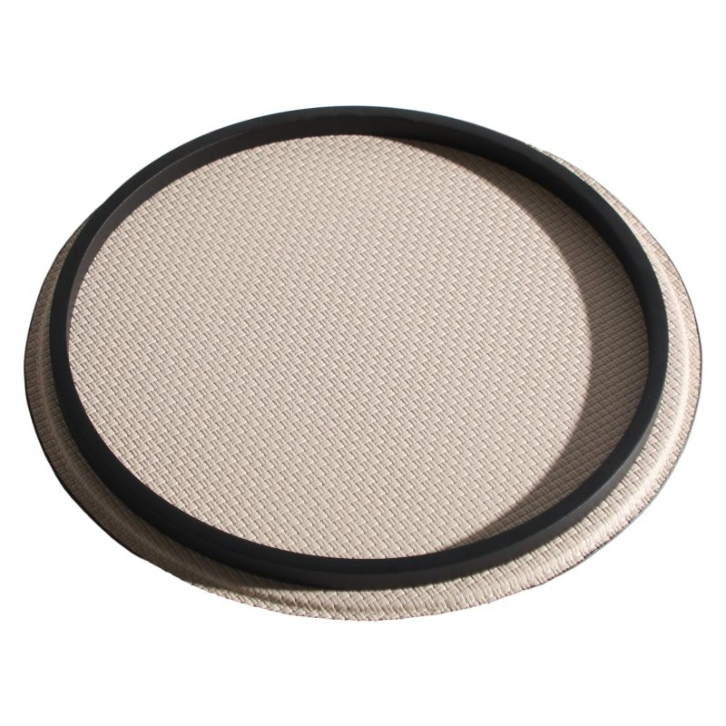 MIILK WHITE ROUND TRAY DT200744AL -  Trays - ebarza Furniture UAE | Shop Modern Furniture in Abu Dhabi & Dubai - مفروشات ايبازرا في الامارات | تسوق اثاث عصري وديكورات مميزة في دبي وابوظبي