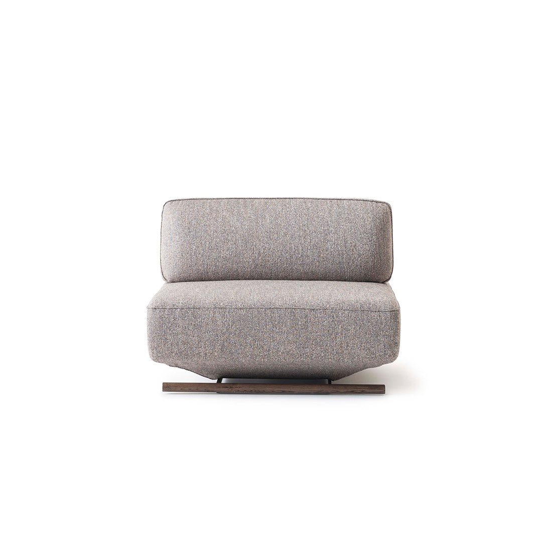 YOL LIVING MILA modular sofa without arm, modern living room furniture piece in neutral fabric with clean lines