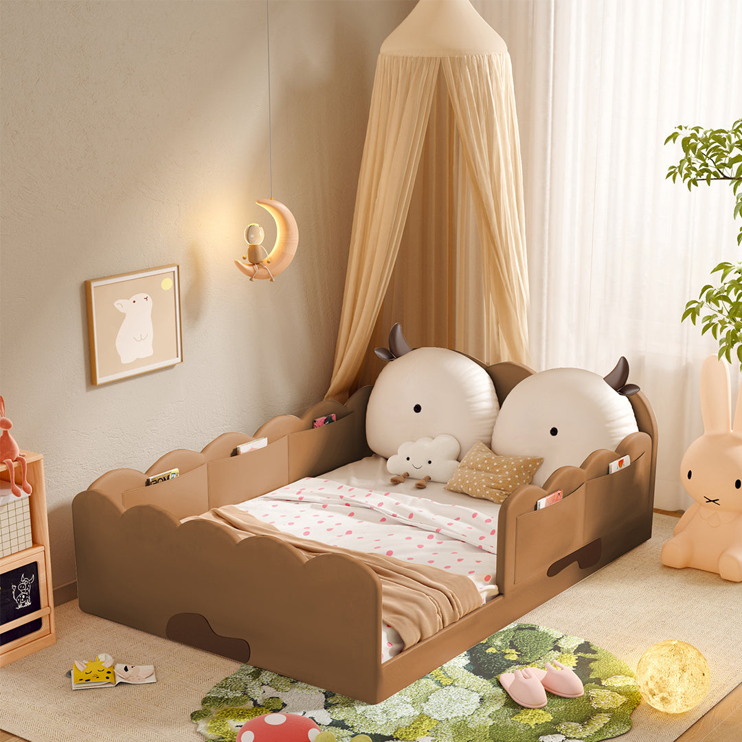 Pre-order 25 Days Delivery Mochi Monster Kids bed AK05 -  Kids Beds - ebarza Furniture UAE | Shop Modern Furniture in Abu Dhabi & Dubai - مفروشات ايبازرا في الامارات | تسوق اثاث عصري وديكورات مميزة في دبي وابوظبي