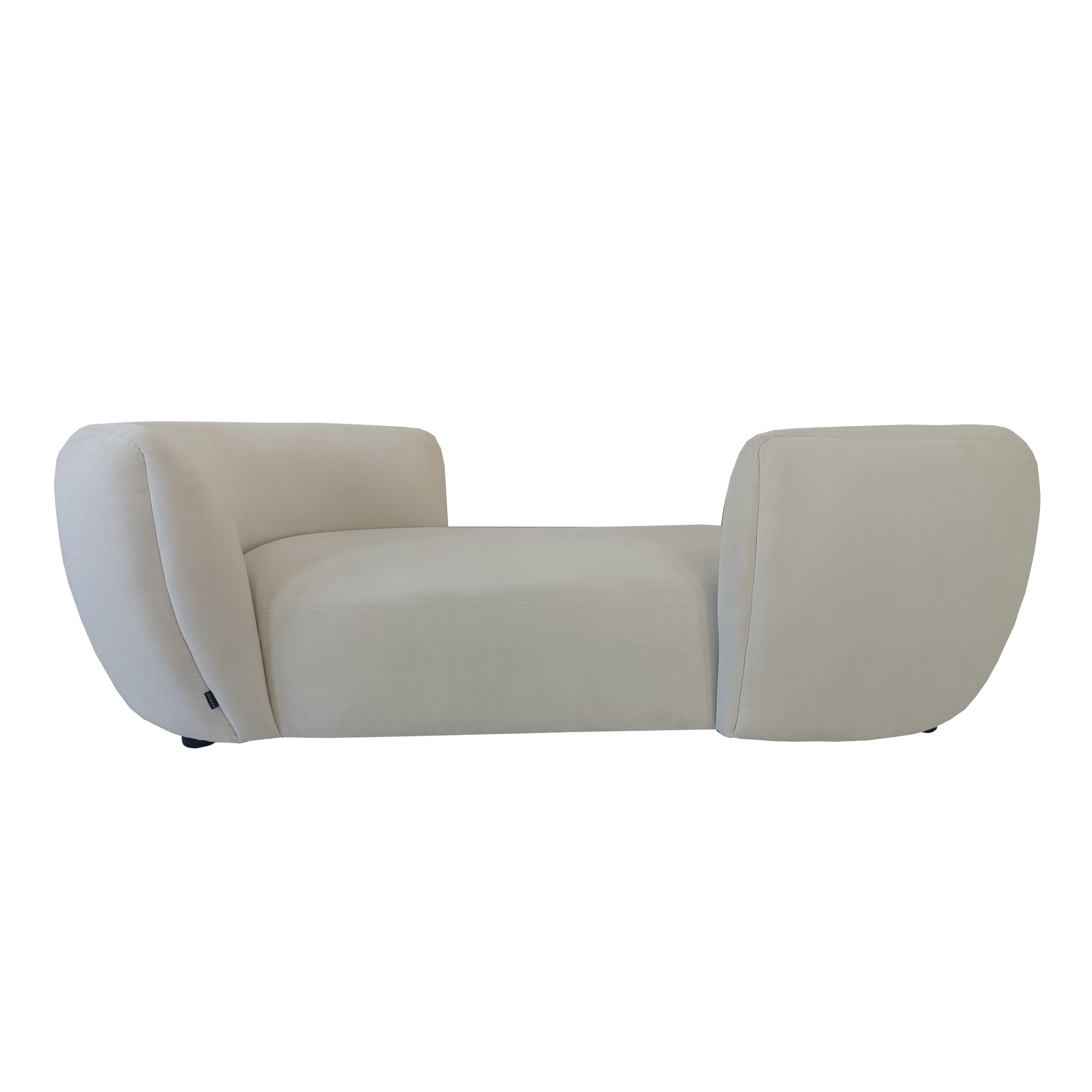 Modern Chaise Lounger - Crème 18079E -  Lounge Chairs | كرسي استرخاء عصري - كريم - ebarza Furniture UAE | Shop Modern Furniture in Abu Dhabi & Dubai - مفروشات ايبازرا في الامارات | تسوق اثاث عصري وديكورات مميزة في دبي وابوظبي