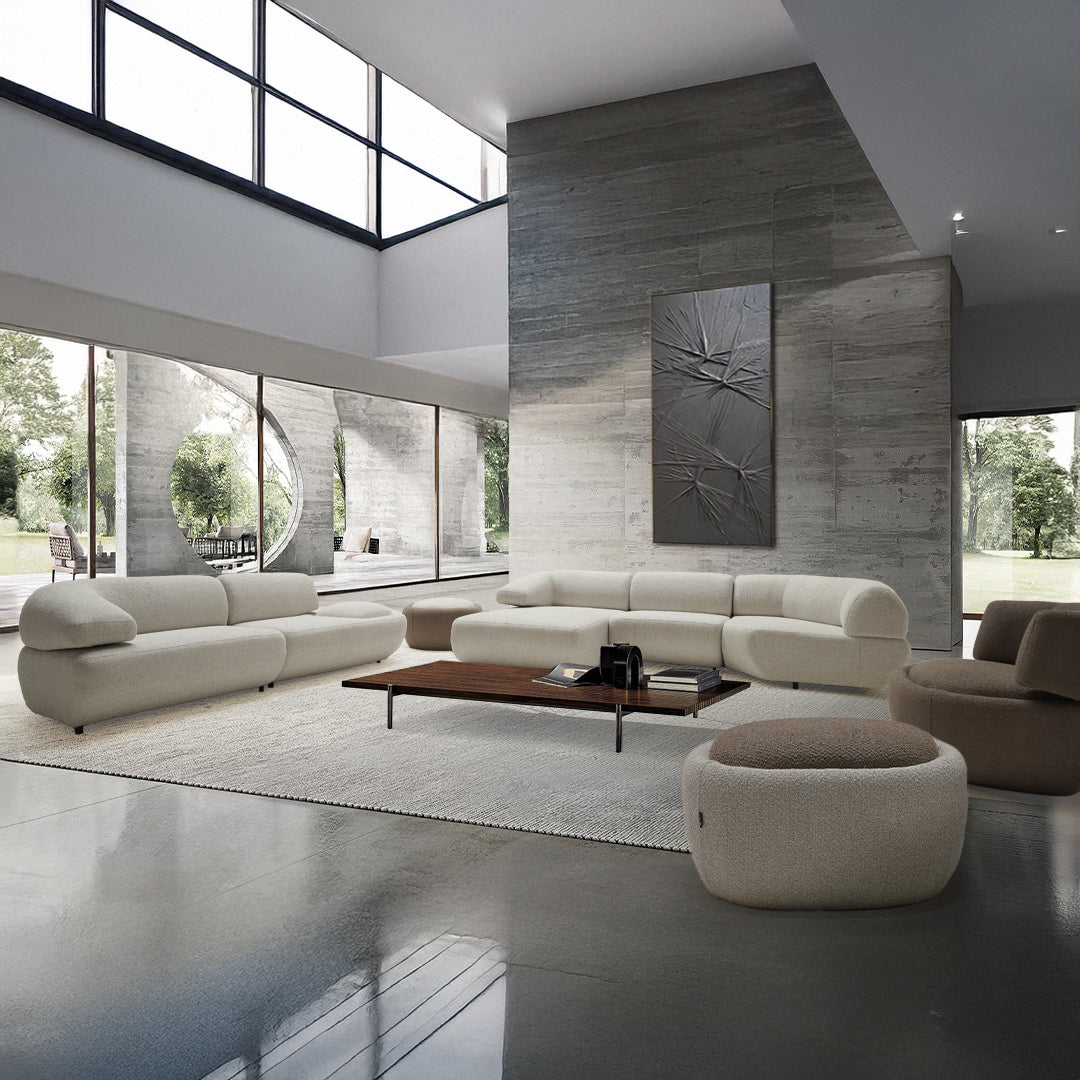 Left relax module for Mollis sofa by BERIN, featuring plush cushioning and modern design for comfortable seating.