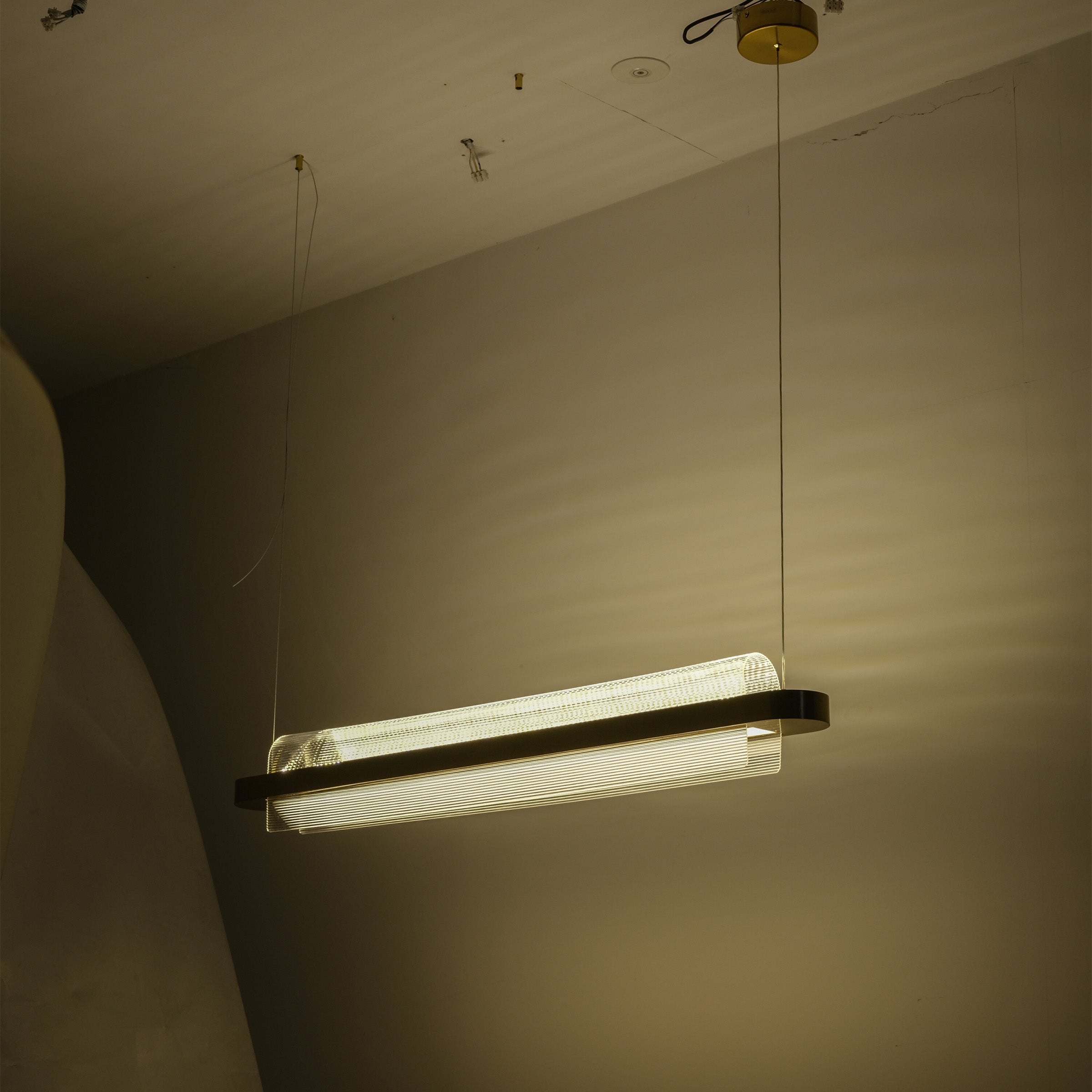 Molten Pearl Pendant Lamp by BEACON, modern pendant light with a smooth, glossy pearl finish and elegant design for stylish interiors.