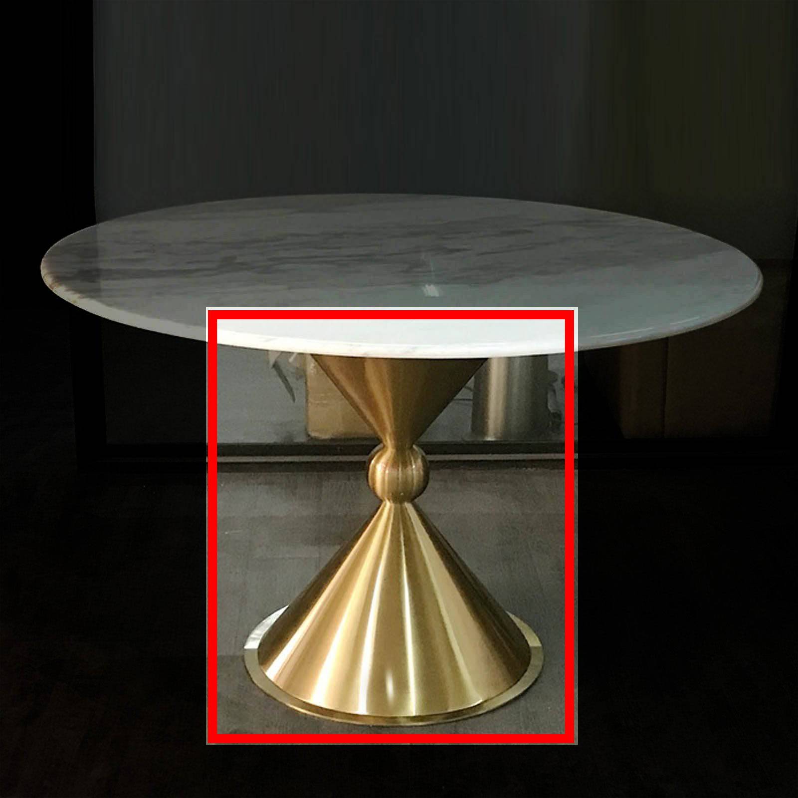 Monaco Golden Dining Table Base Tg-150Base -  Table bases | موناكو قاعدة طاولة طعام ذهبية - ebarza Furniture UAE | Shop Modern Furniture in Abu Dhabi & Dubai - مفروشات ايبازرا في الامارات | تسوق اثاث عصري وديكورات مميزة في دبي وابوظبي