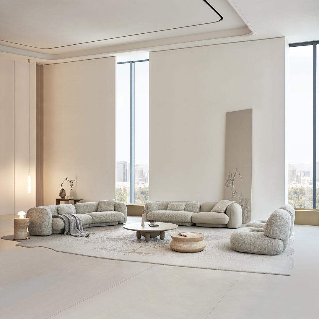 Stylish BEACON Monarch Armchair AMCJ-DY6019 with plush fabric and modern design, perfect for living rooms or lounge areas.
