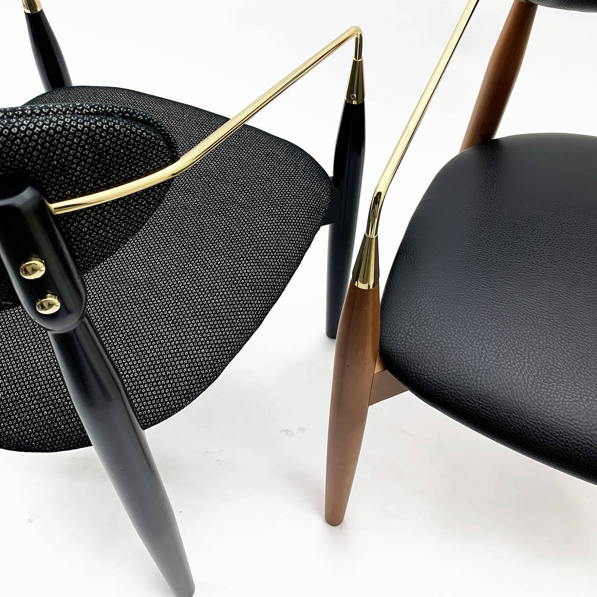 Monet Fabric Chair Mon003-Black-Bur(480/408) -  Chairs | كرسي قماش مونيه - ebarza Furniture UAE | Shop Modern Furniture in Abu Dhabi & Dubai - مفروشات ايبازرا في الامارات | تسوق اثاث عصري وديكورات مميزة في دبي وابوظبي