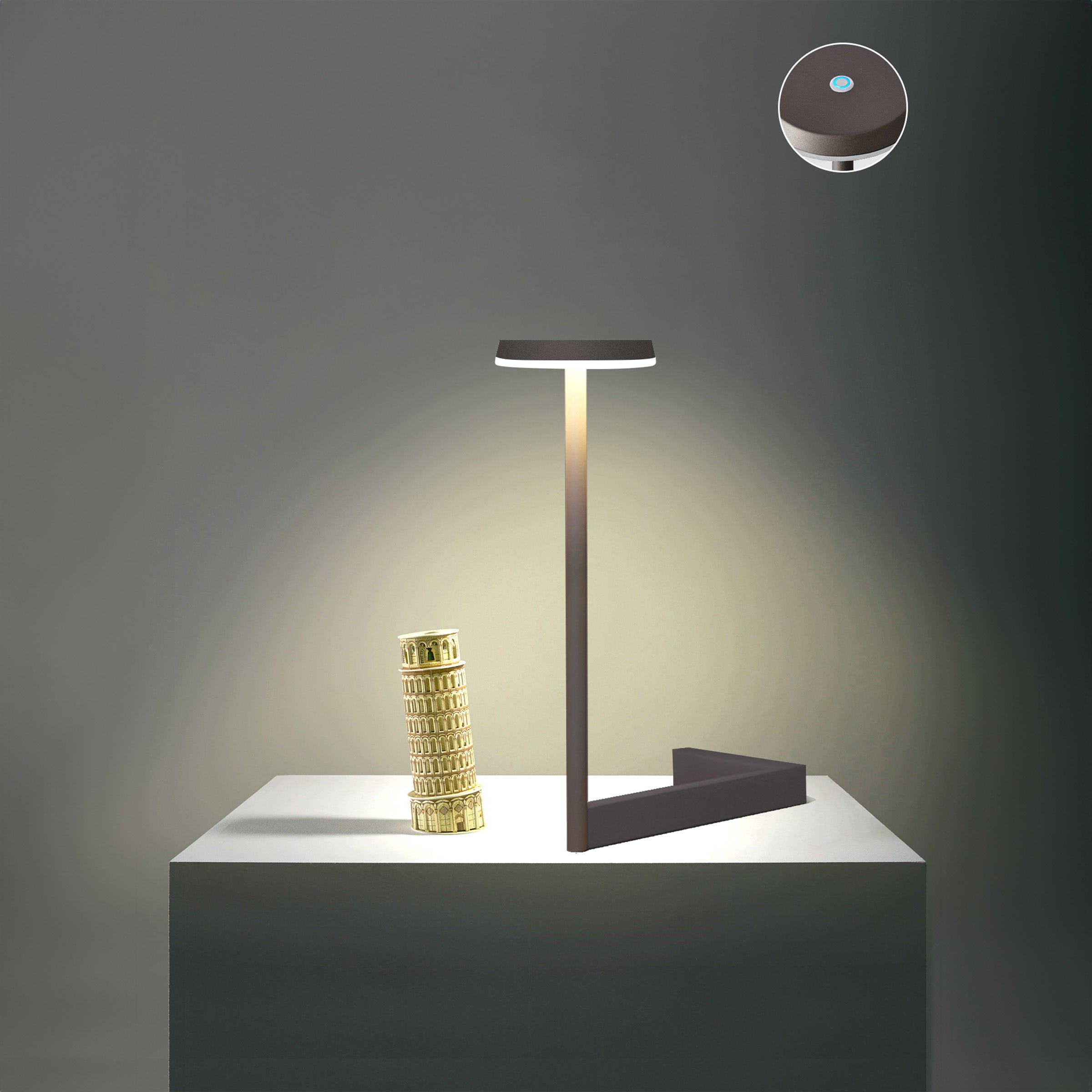 Moonbeam Pillar Table Lamp MA05792T-001-02 -  Desk\table Lamps - ebarza Furniture UAE | Shop Modern Furniture in Abu Dhabi & Dubai - مفروشات ايبازرا في الامارات | تسوق اثاث عصري وديكورات مميزة في دبي وابوظبي