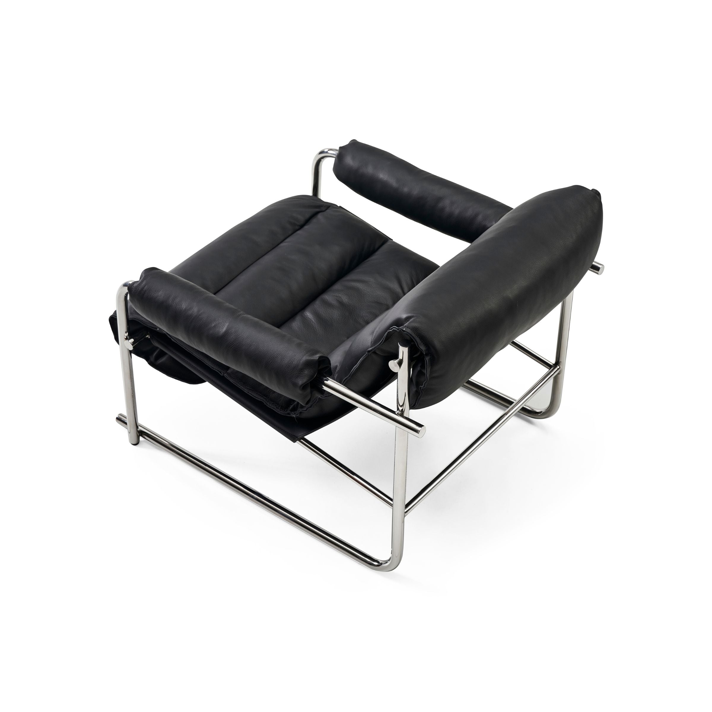 Murcia Whole Leather Lounge Chair LC066 -  Lounge Chairs - ebarza Furniture UAE | Shop Modern Furniture in Abu Dhabi & Dubai - مفروشات ايبازرا في الامارات | تسوق اثاث عصري وديكورات مميزة في دبي وابوظبي