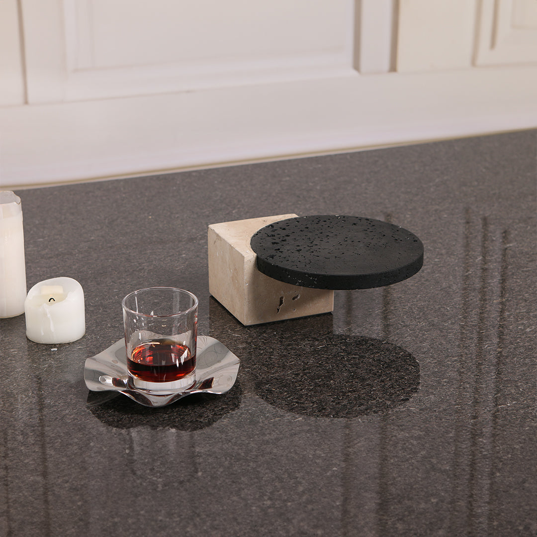 Natural stone tray by BEACON, model KC3017S, featuring a smooth, polished surface perfect for serving or decorative display.