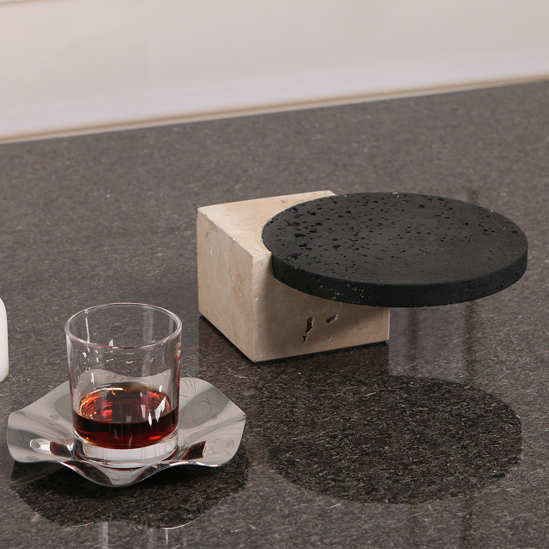 Natural stone tray by BEACON, model KC3017S, with a smooth, polished surface and elegant rectangular shape for serving or display.