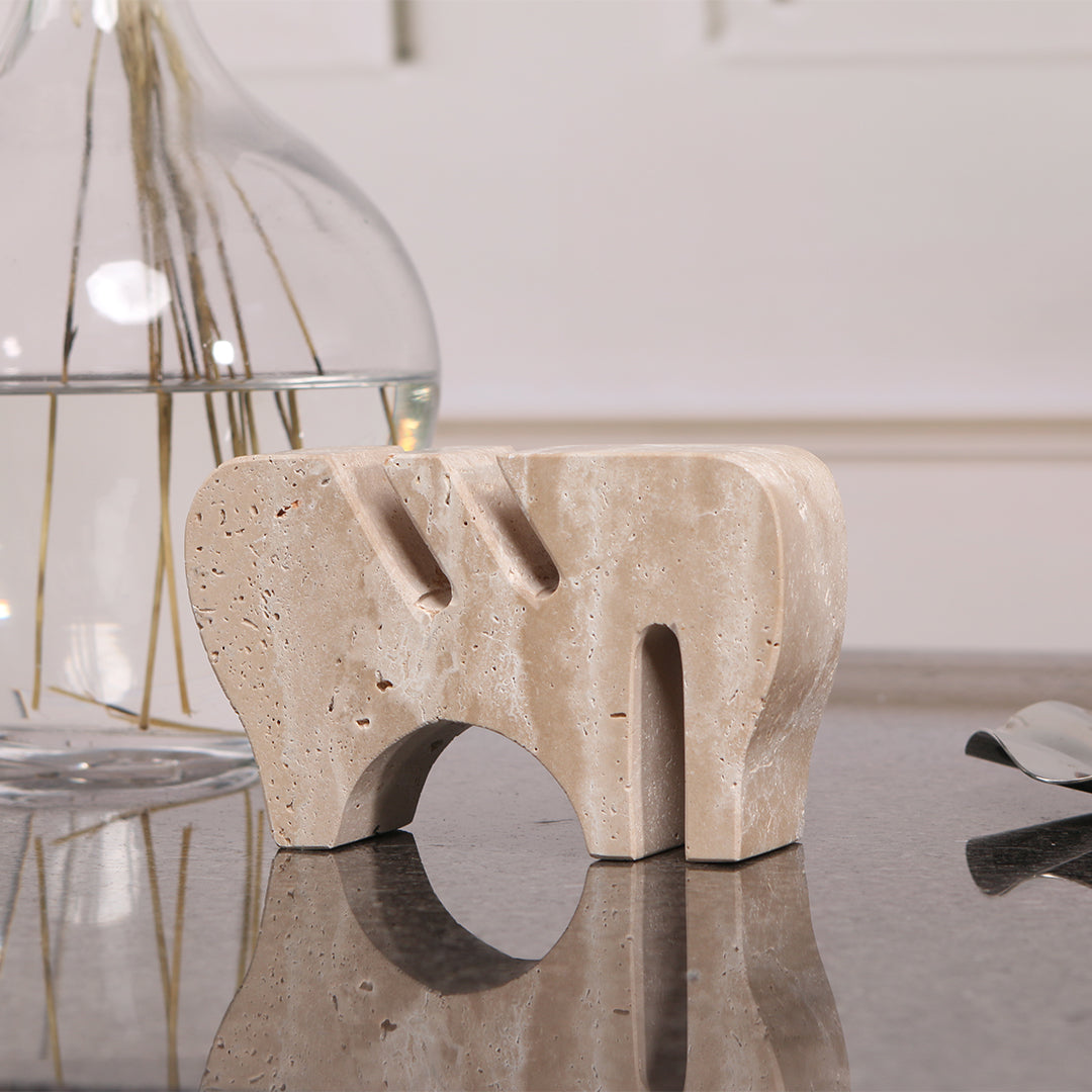 BEACON Nature’s Touch-Stone Card Holder for elegant desk organization, features a sleek stone design for home decor.