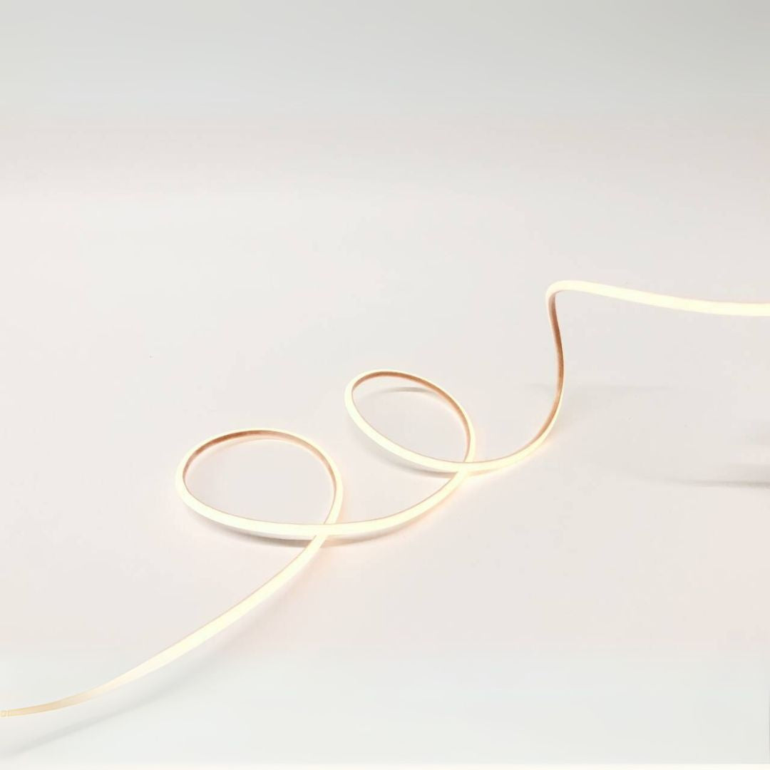 BEACON LED strip light in warm 3000K color with single-color control, high Ra>90, flexible neon-style LED strip for ambient lighting.