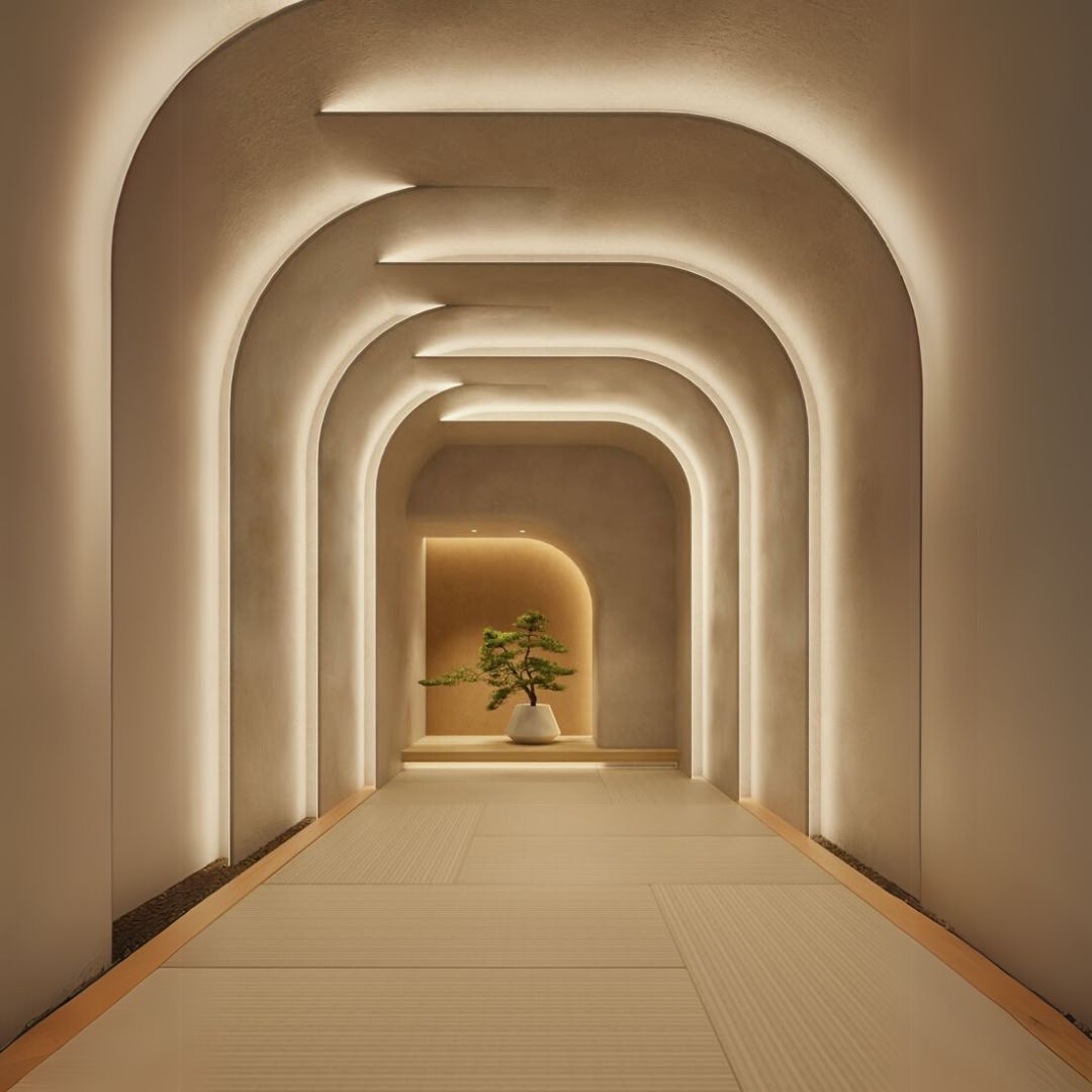 BEACON single-color LED strip with 3000K warm light, 90+ CRI, controlled lighting, flexible LED strip for ambient illumination.