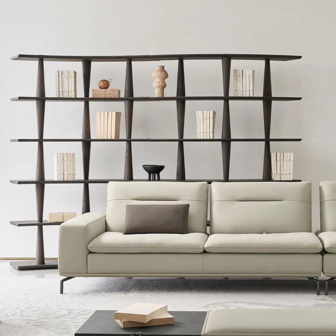 BEACON Nexus 2 Seater Left Arm Modular Sofa in fabric, modern design with plush cushions for comfortable seating.