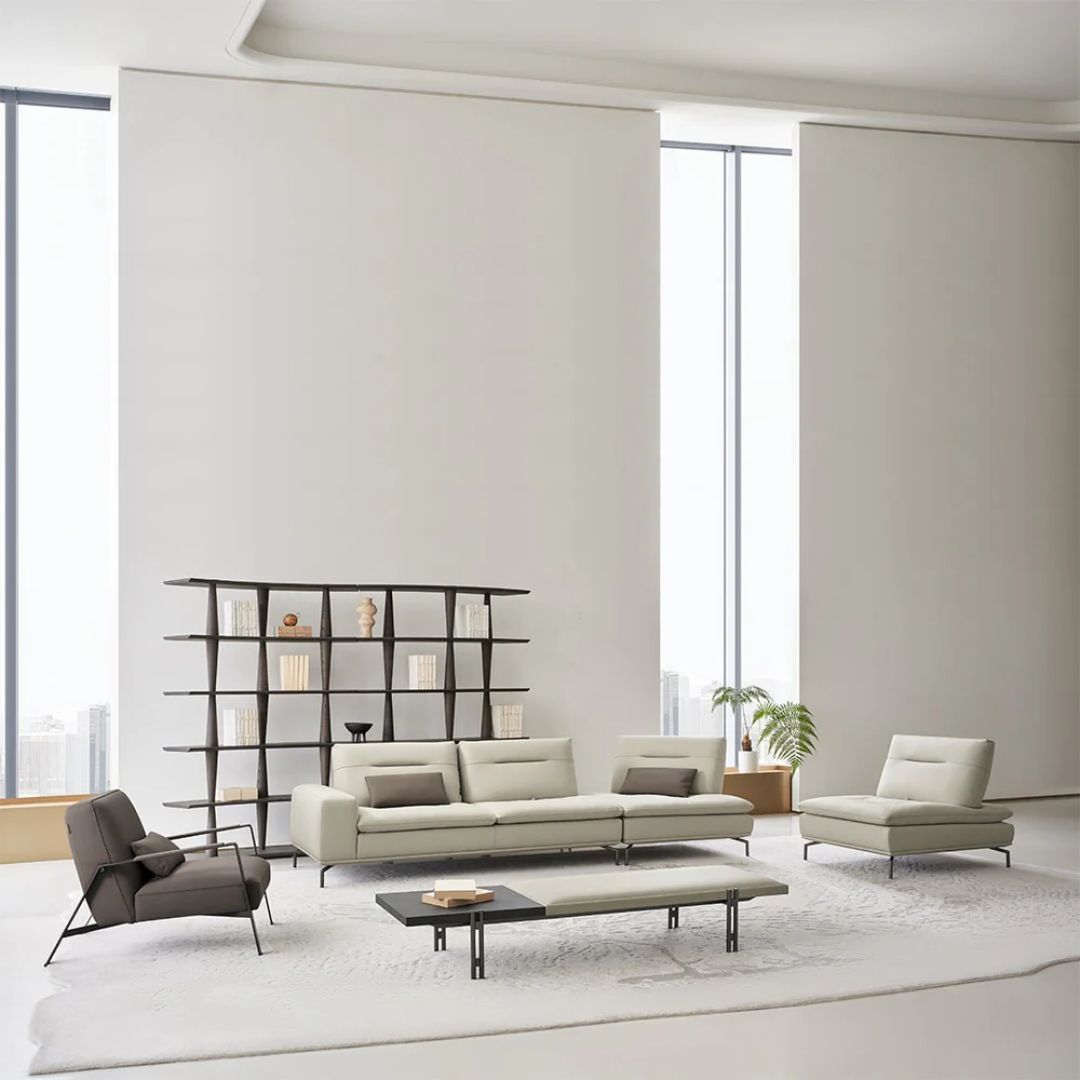 BEACON Nexus 2 Seater Left Arm Modular Sofa with clean lines and plush cushions, ideal for modern living rooms.